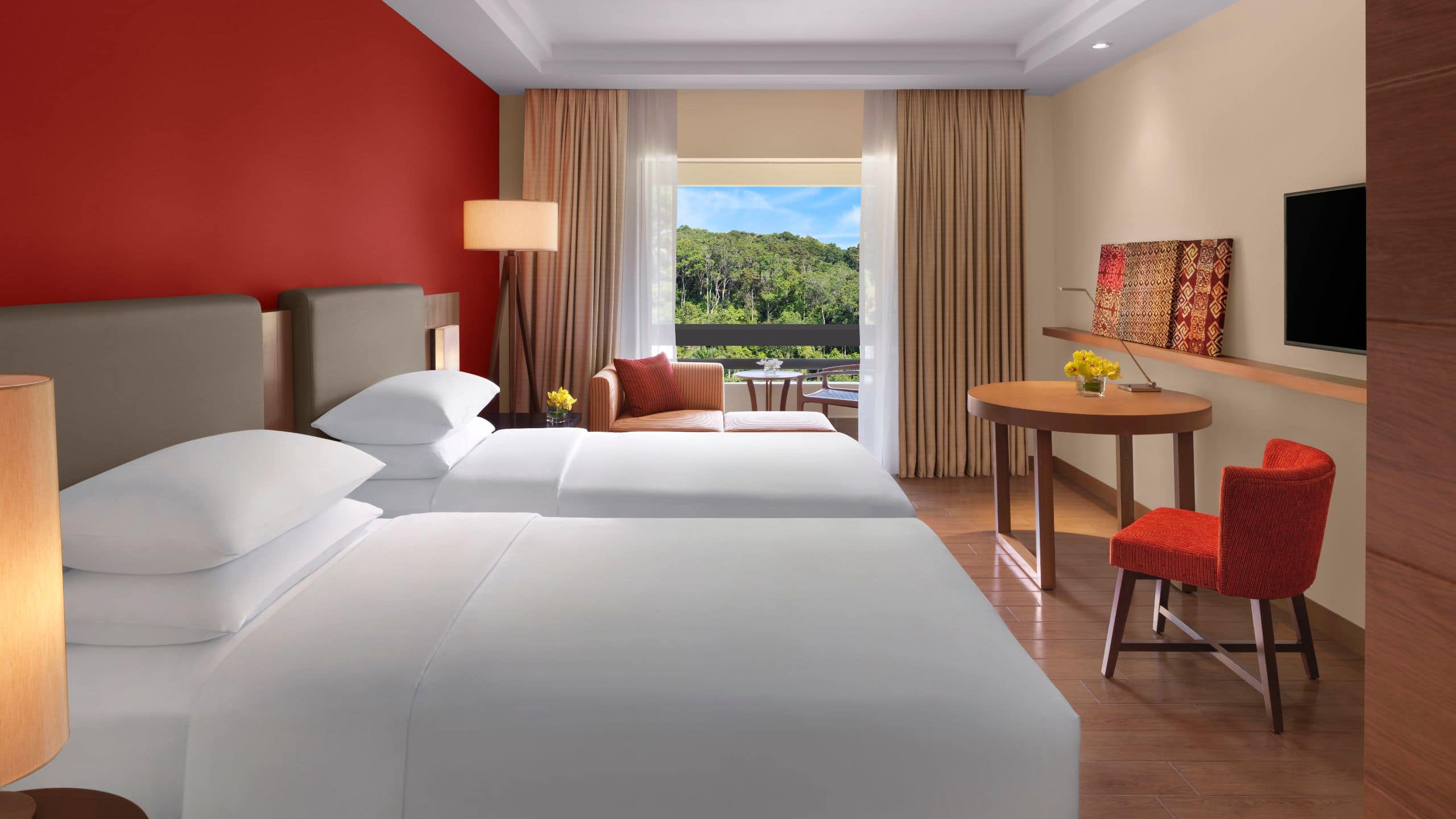 Hyatt Regency Kuantan Resort Twin Beds Guestroom