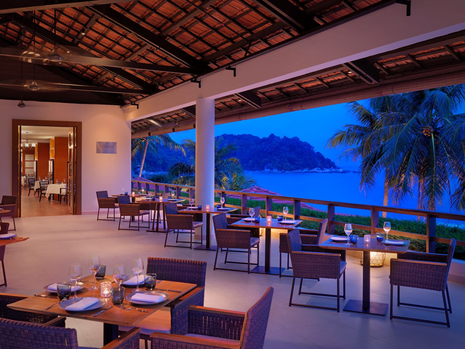 Hyatt Regency Kuantan Resort Italian Bistro Alfresco Dining