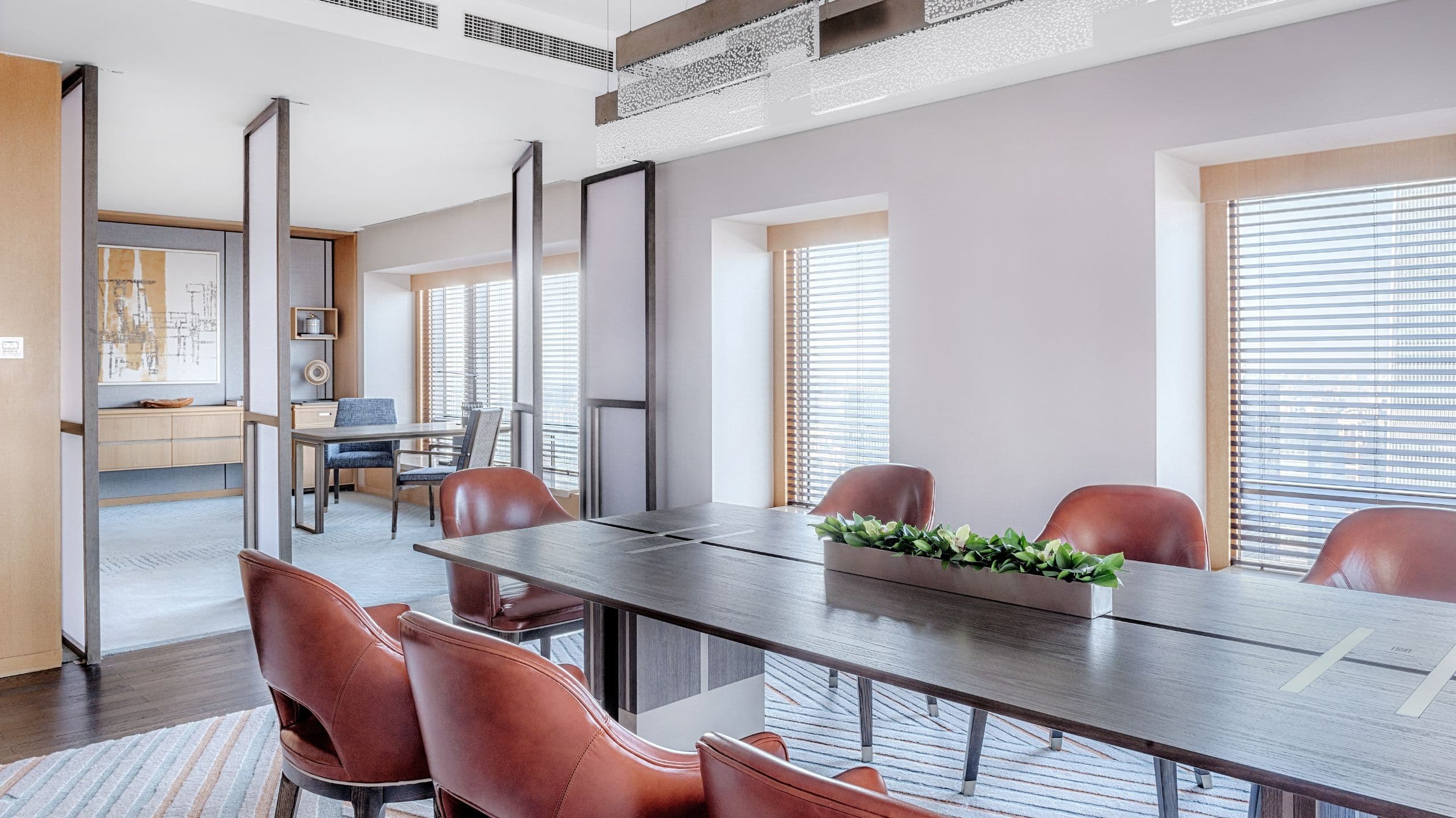Park Hyatt Beijing Executive Suite Dining and Office Space