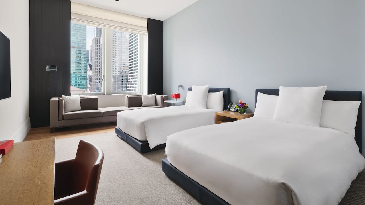 Hotel room in New York City on 5th Avenue