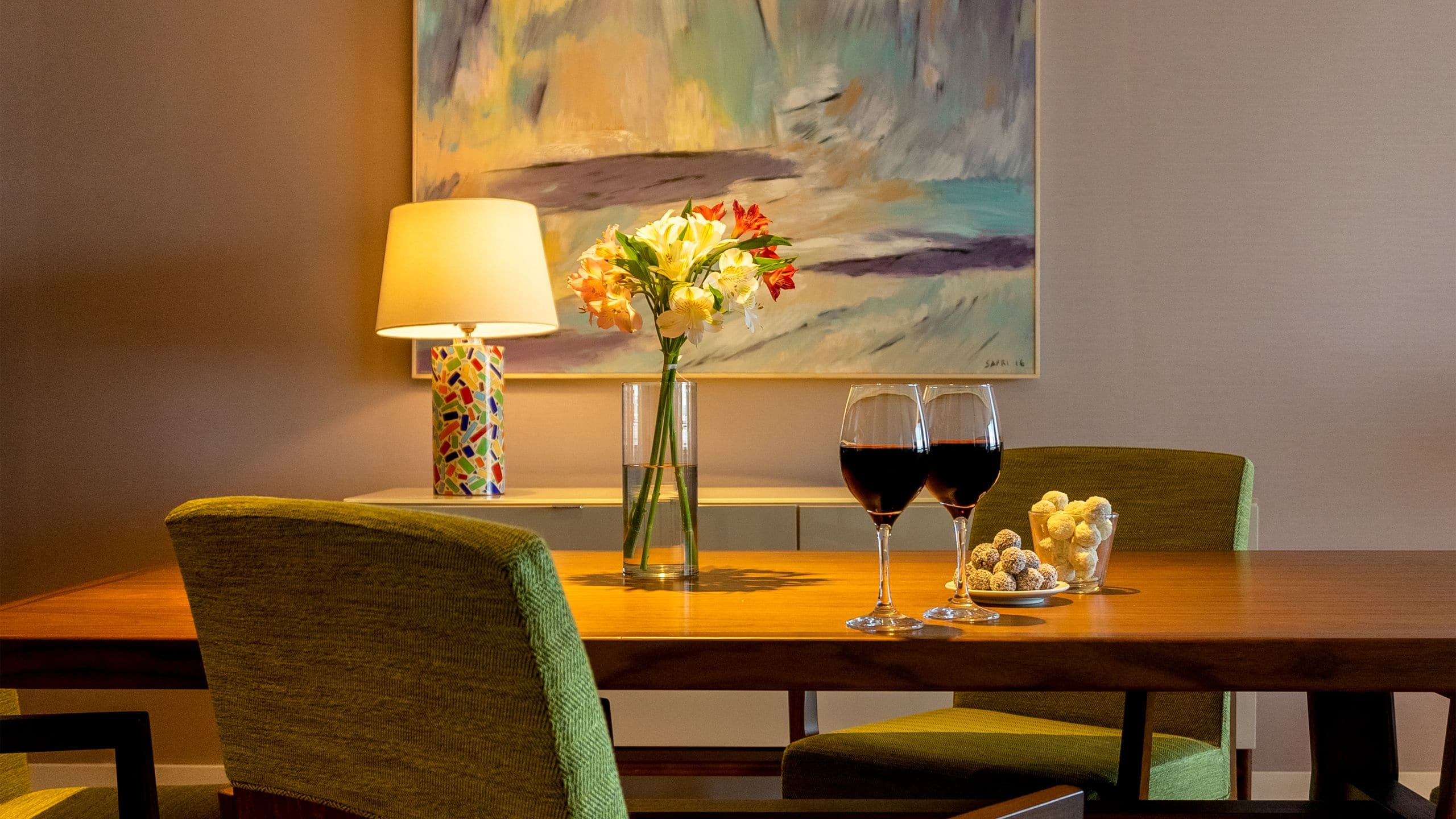 Hyatt Centric Montevideo Suite Executive Dinning Room Welcome