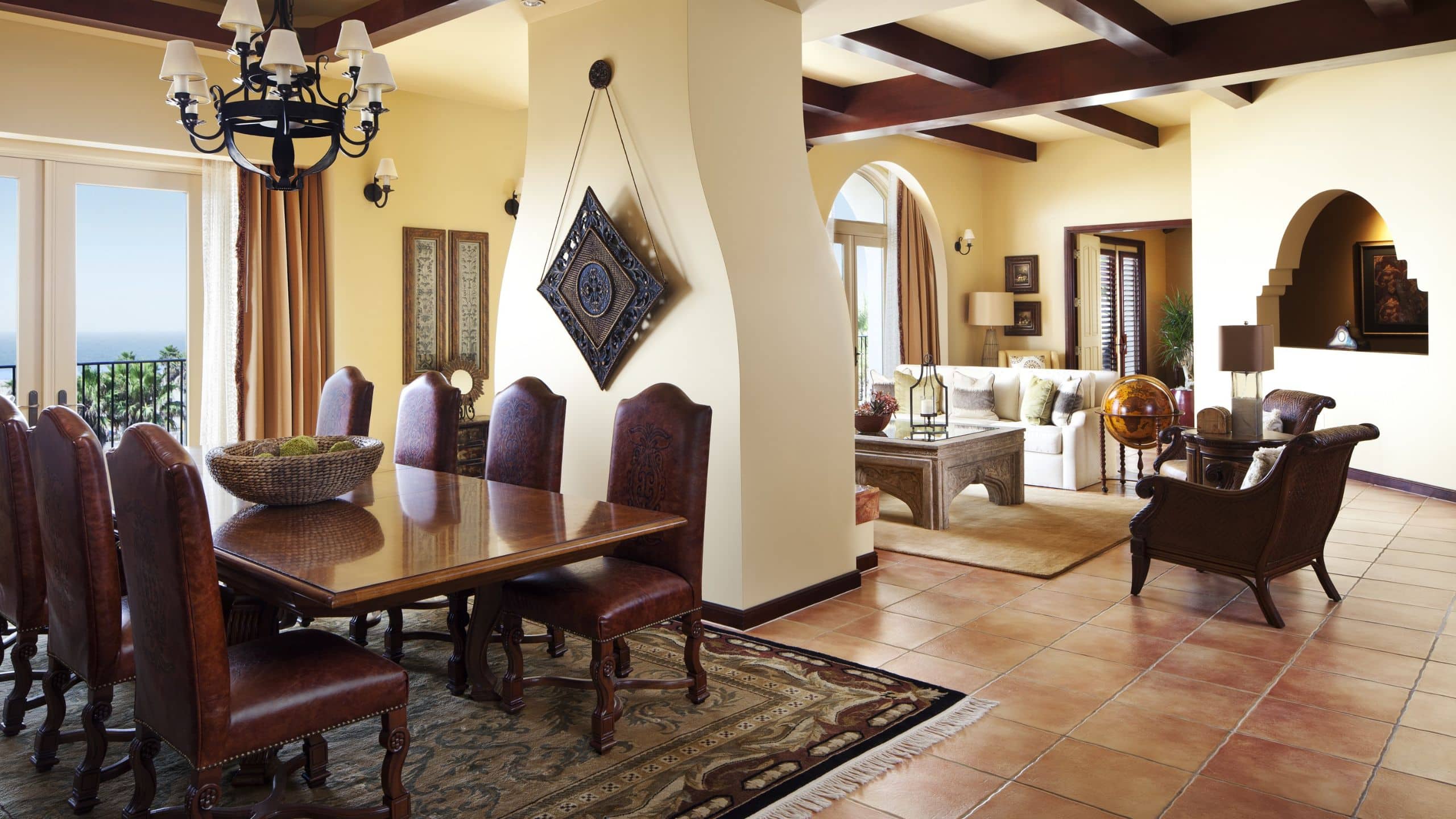Hyatt Regency Huntington Beach Resort and Spa Andalusian Suite Living and Dining Area