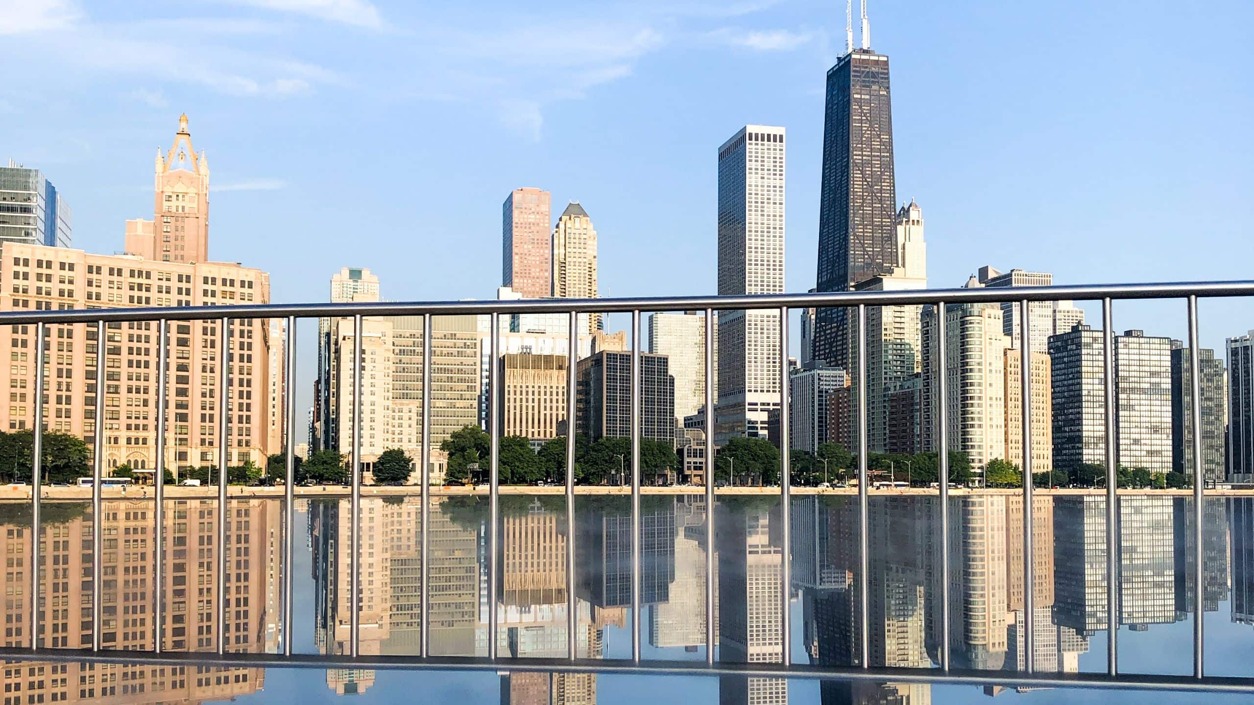 Hyatt Centric Chicago Magnificent Mile Olive Park Reflection
