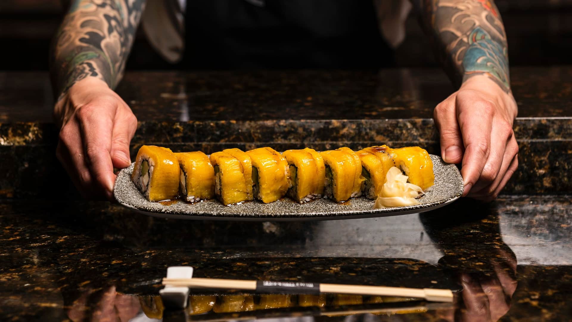 Hyatt Regency Mexico City Teppan Grill Chef Fireroll