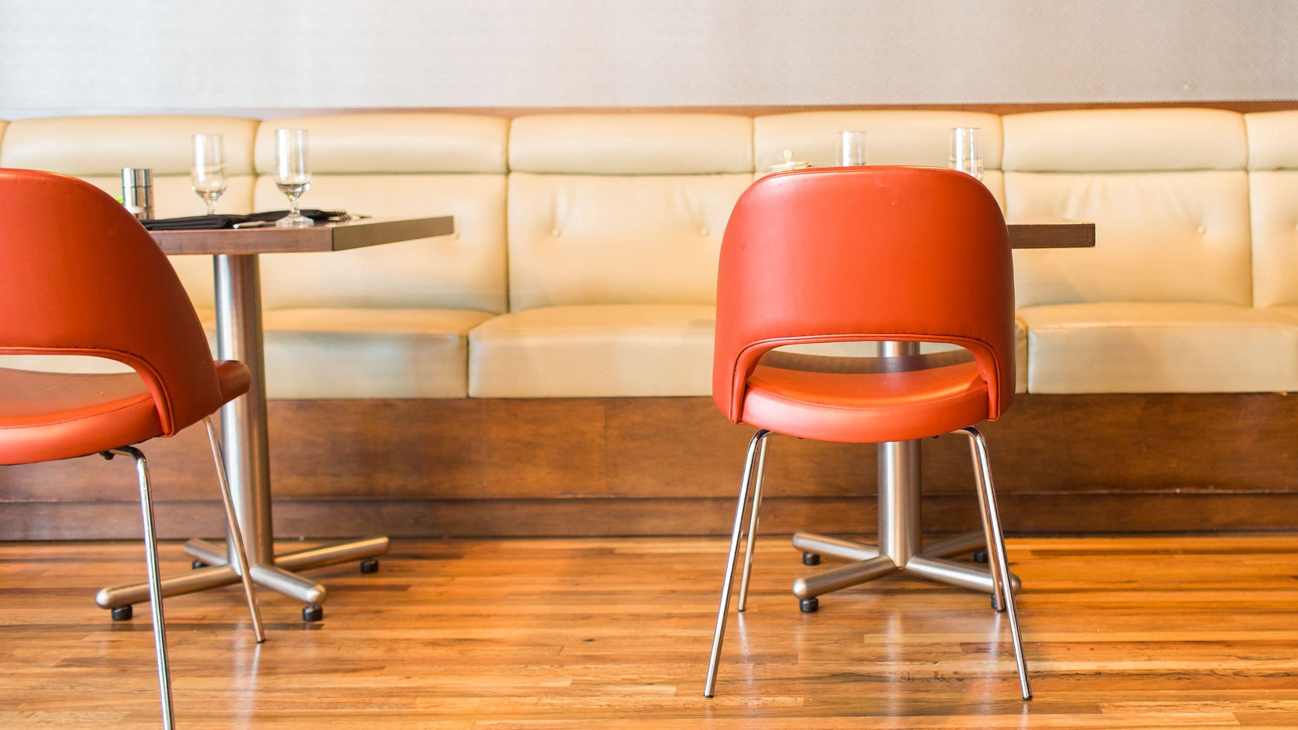 Hyatt Centric Arlington Orange Chairs