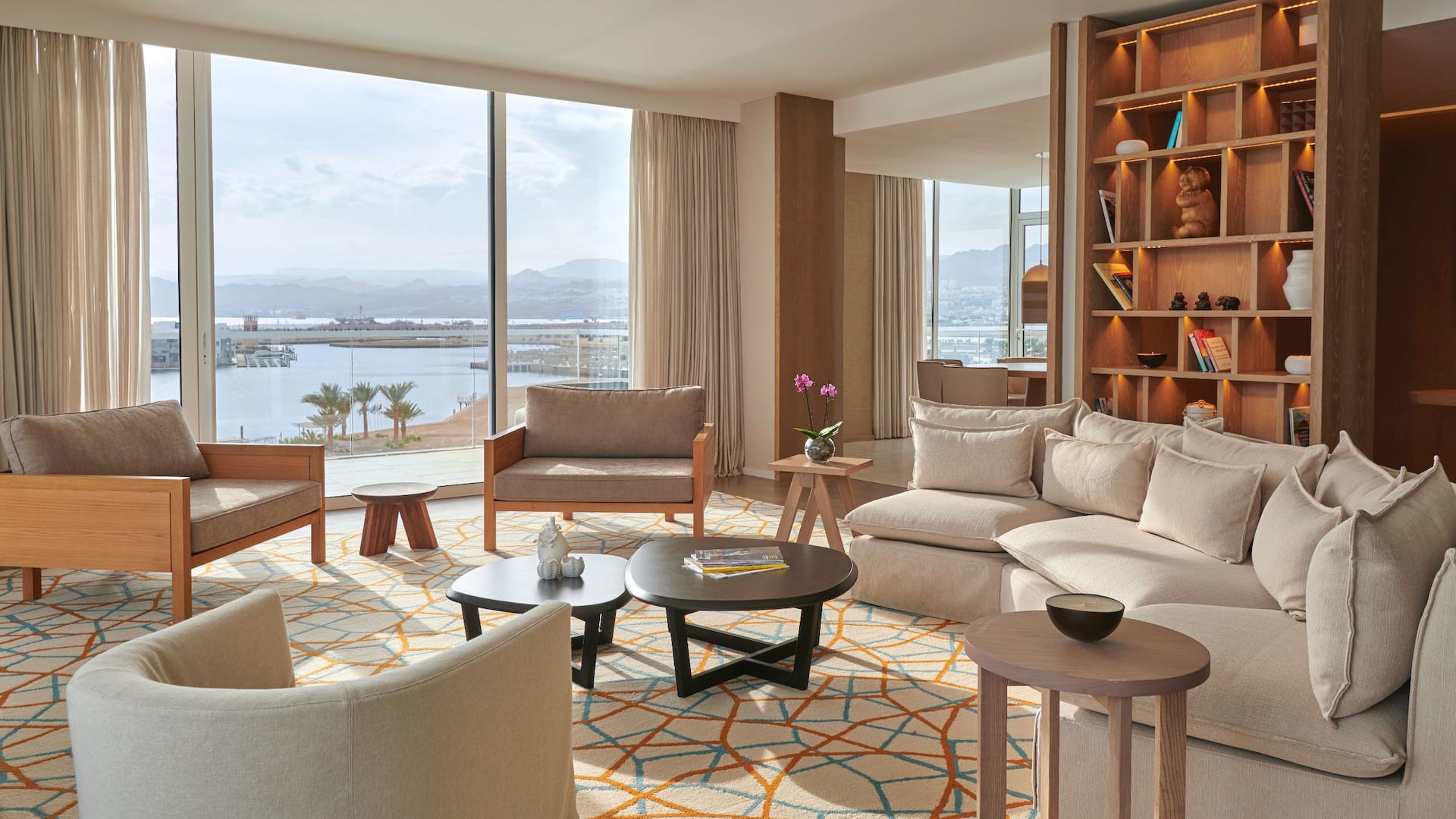 Hyatt Regency Aqaba Ayla Terrace Executive Suite Living Room