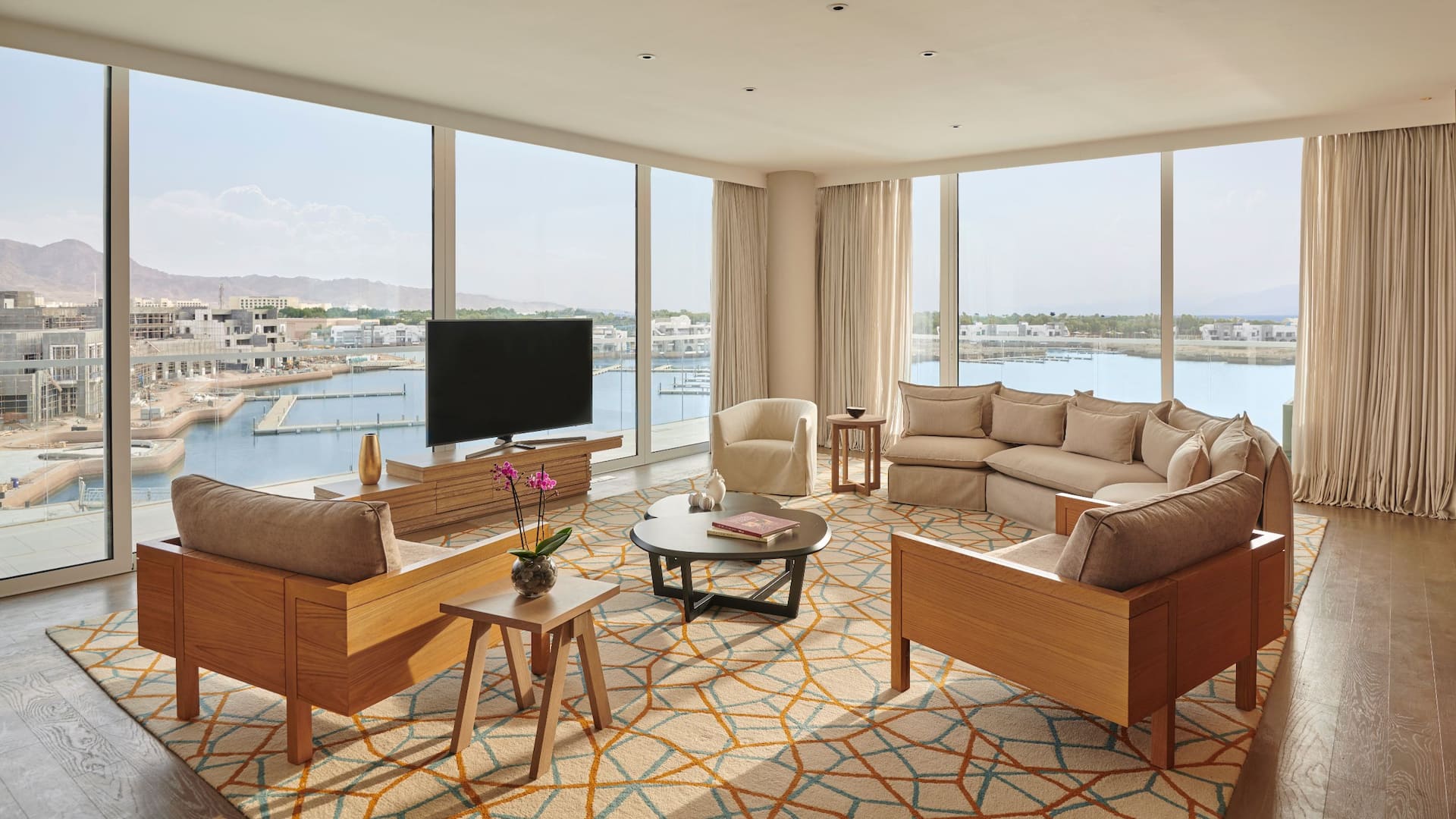 Hyatt Regency Aqaba Ayla Terrace Executive Suite Living Room