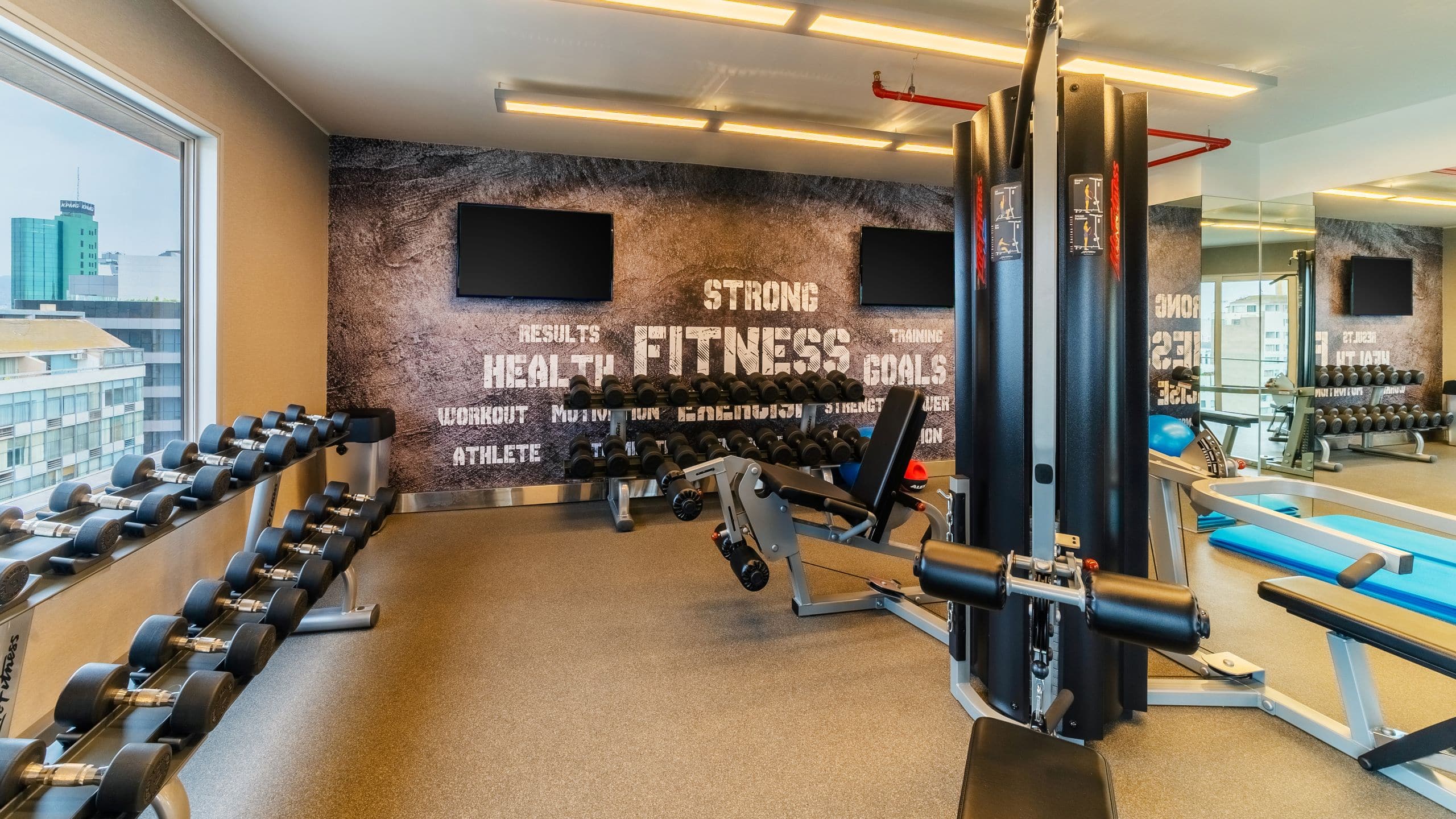 Hyatt Centric San Isidro Lima Fitness Center Weights
