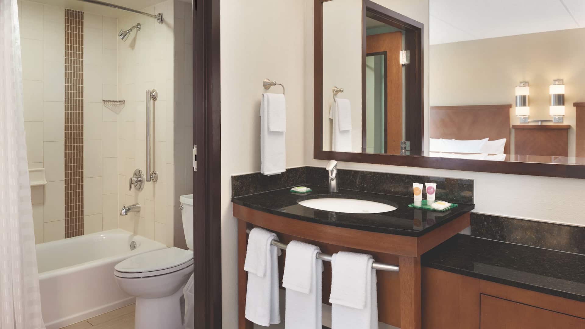 5 von 5 Hyatt Place Chicago/Hoffman Estates Guestroom Bathroom