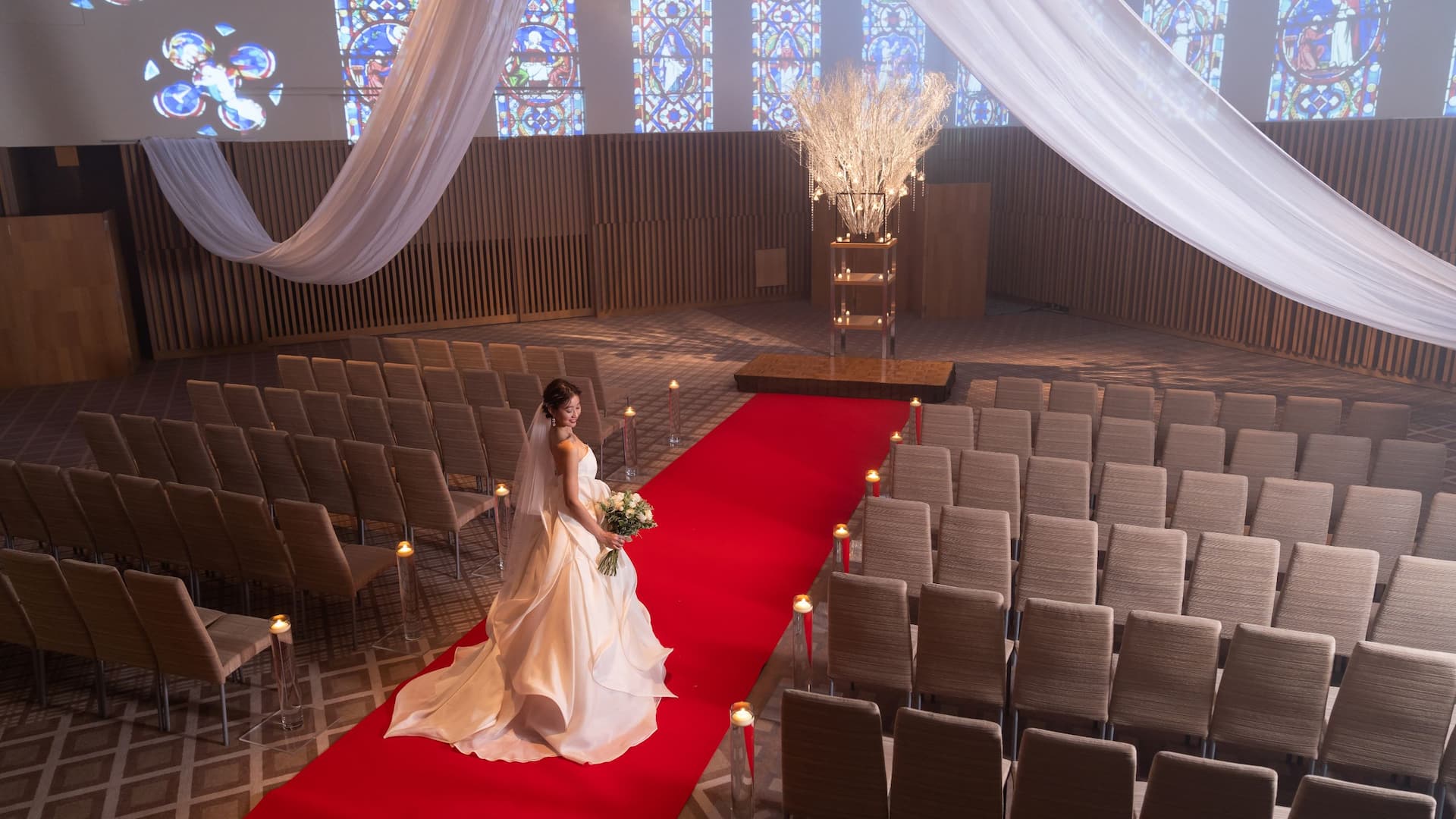 Hyatt Regency Kyoto Wedding Ballroom Bride