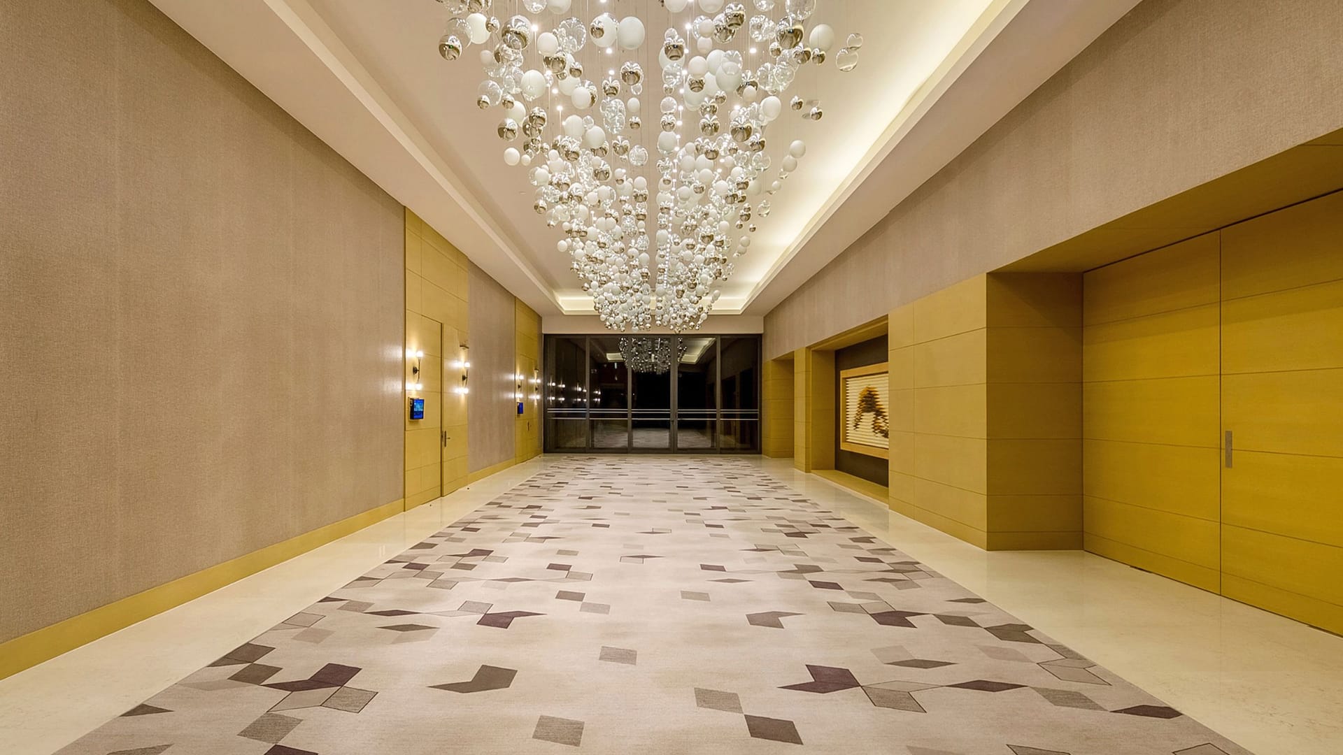 1 de 8 Hyatt Regency Andares Guadalajara Regency Ballroom Foyer Night