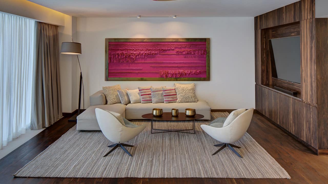 Presidential Suite Living Front View
