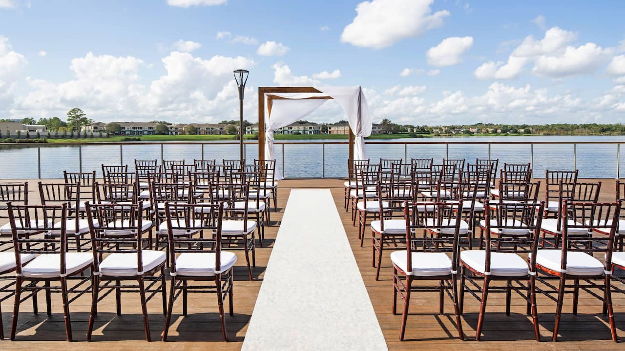 Terrace Wedding Setup
