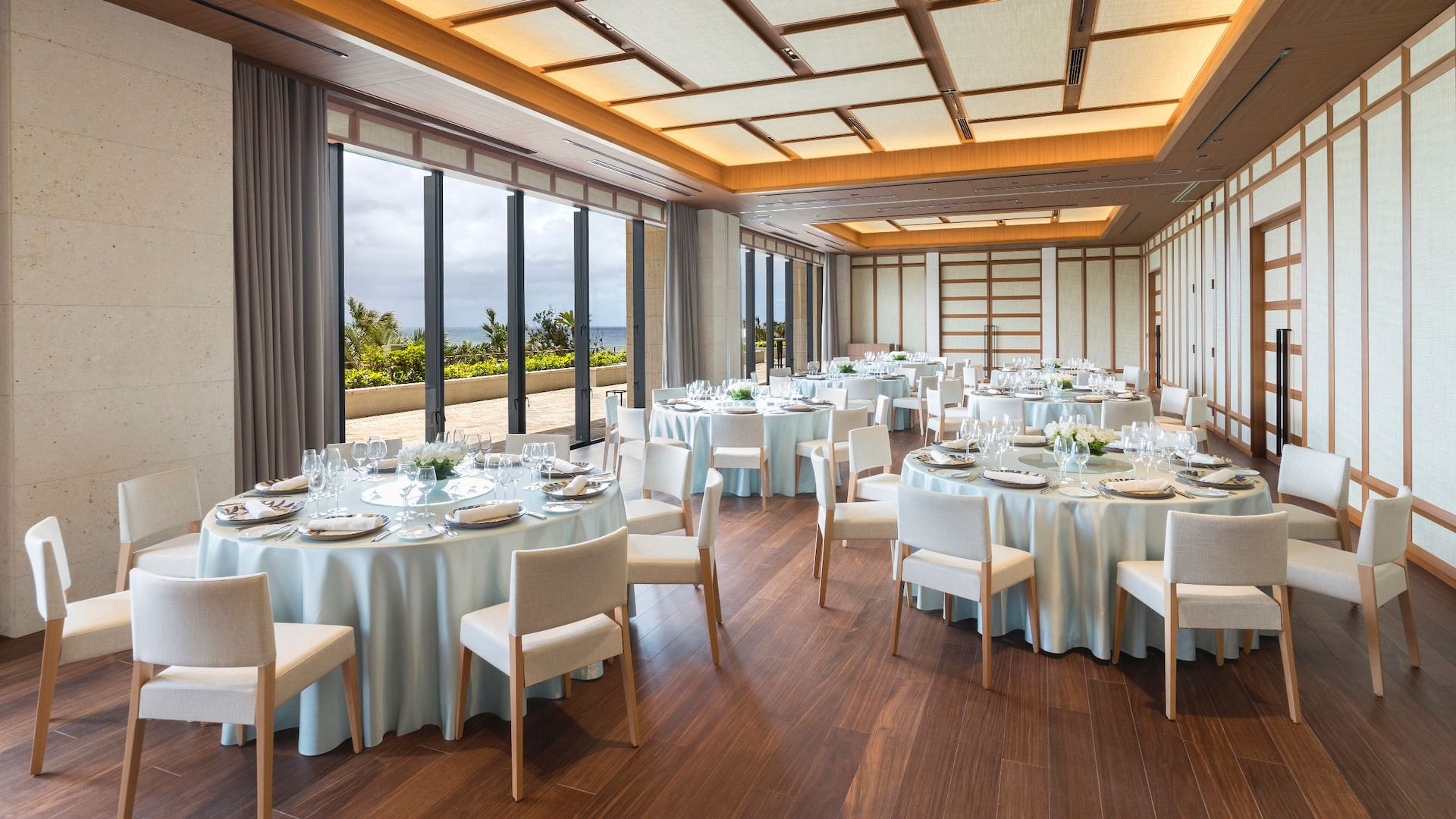1 of 3 Hyatt Regency Seragaki Island, Okinawa Event Terrace Setup