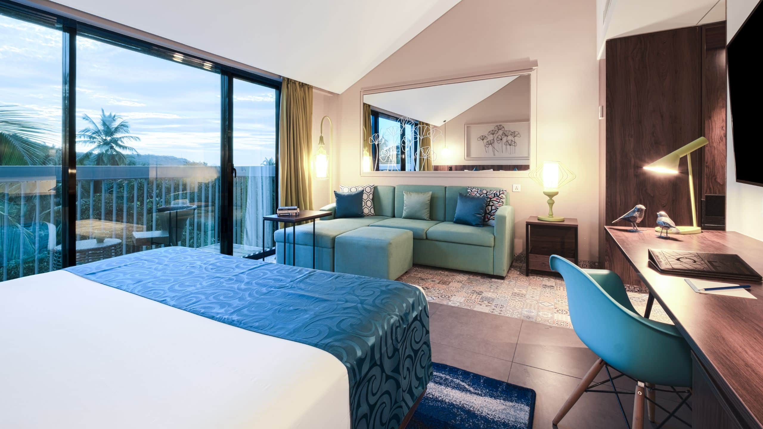 Hyatt Centric Candolim Goa Balcony Guestroom