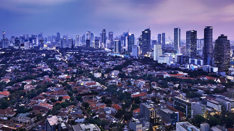 Jakarta View at Dusk