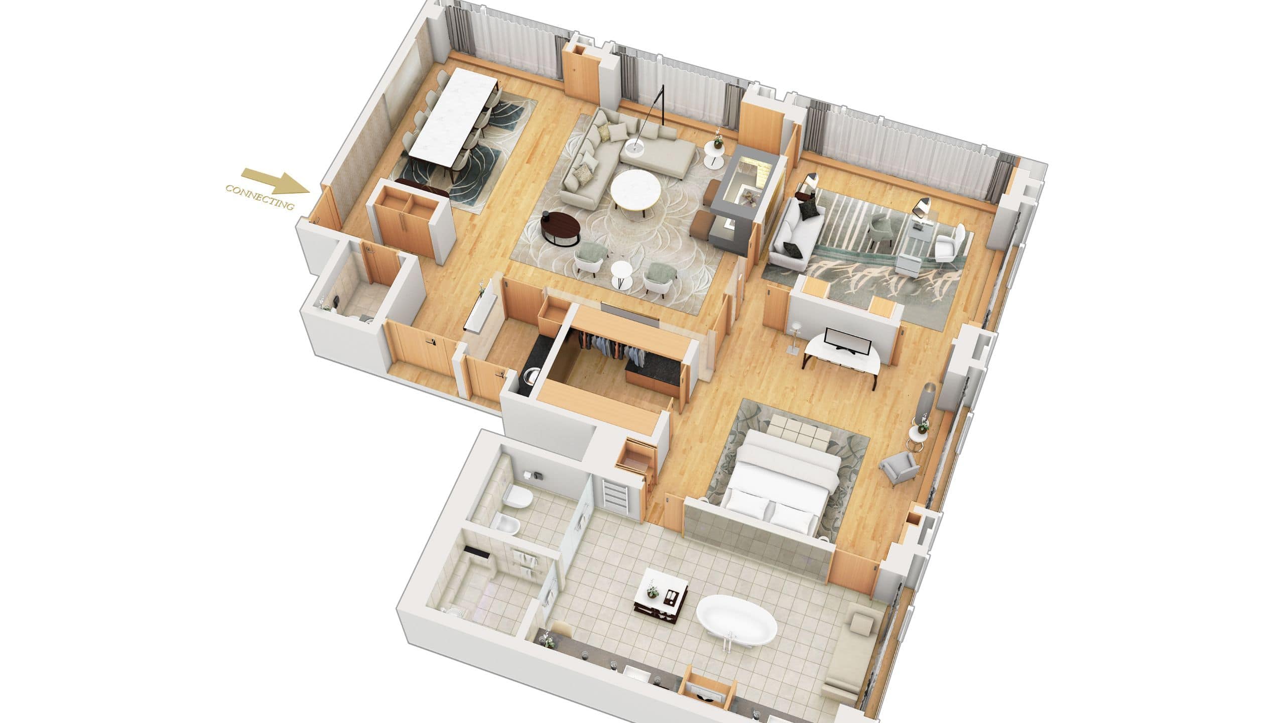 9 of 9 Park Hyatt Zurich Presidential Suite