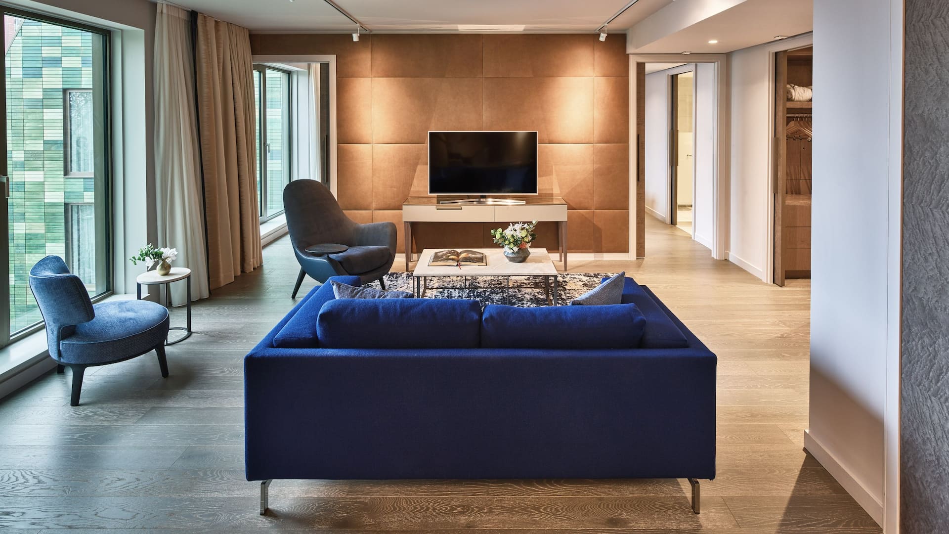 Hyatt Regency Amsterdam AMBA Suite Living Room