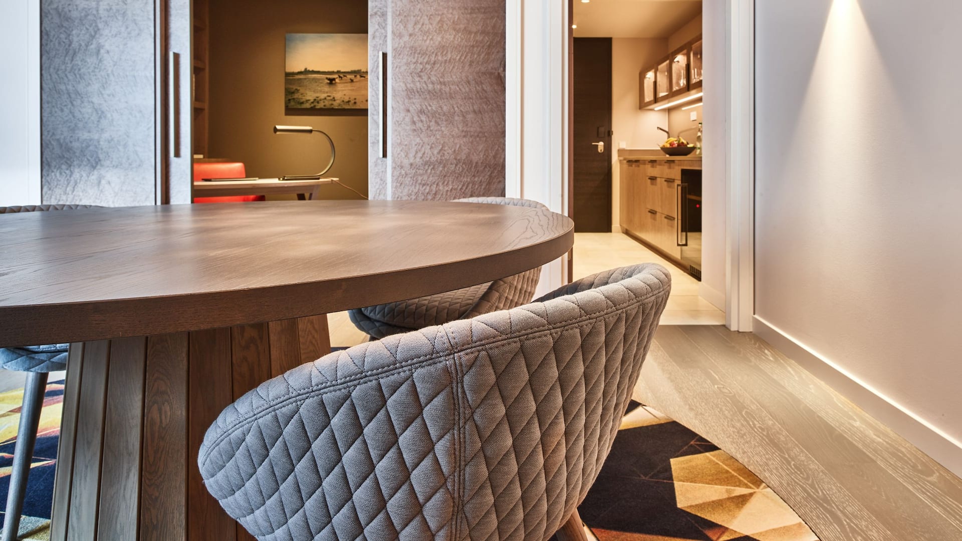 Hyatt Regency Amsterdam AMBA Suite Kitchen Table