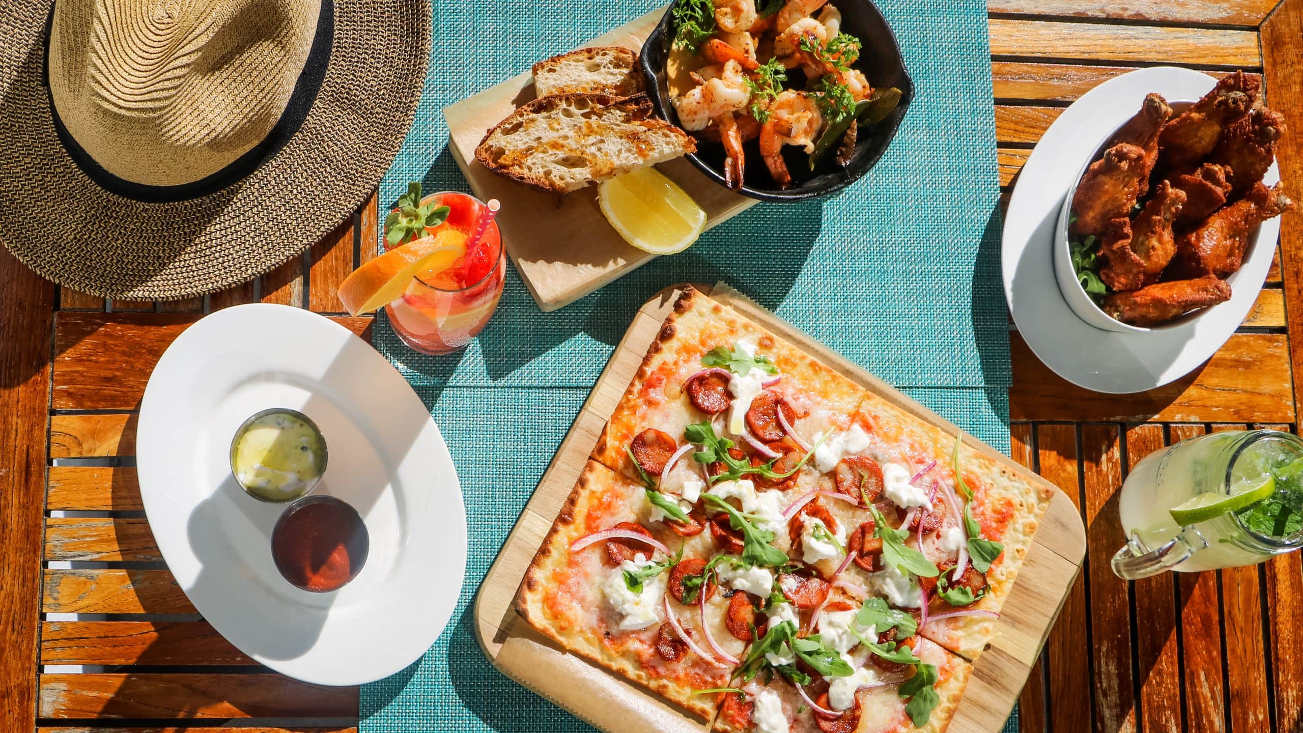 Hyatt Centric South Beach Miami Deck Sixteen Food