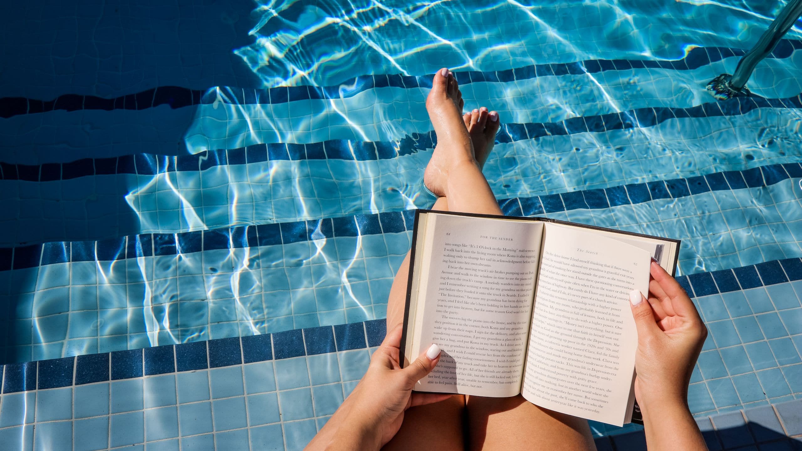 Hyatt Centric South Beach Miami Poolside Reading