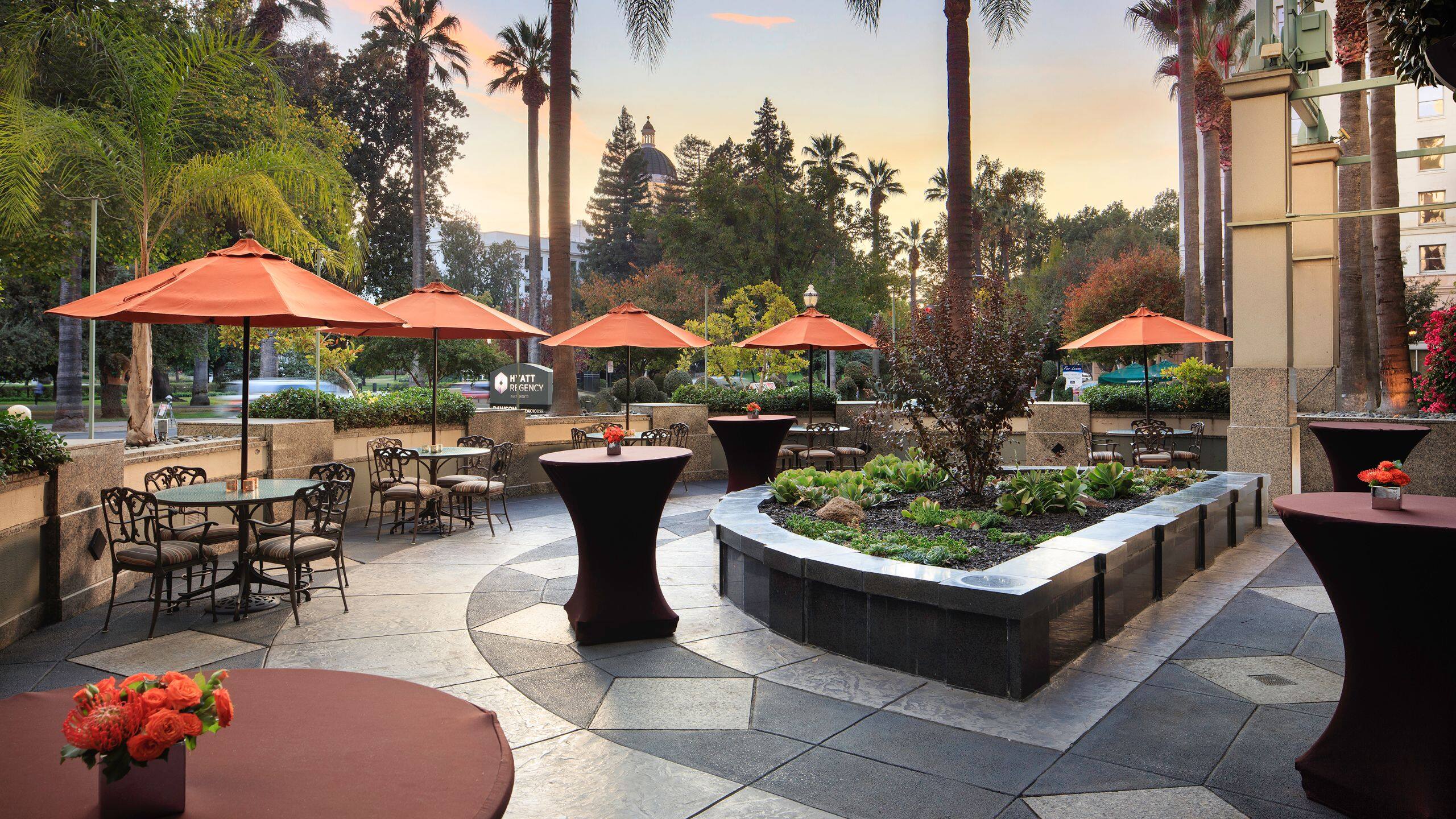 Hyatt Regency Sacramento Vines Patio Reception