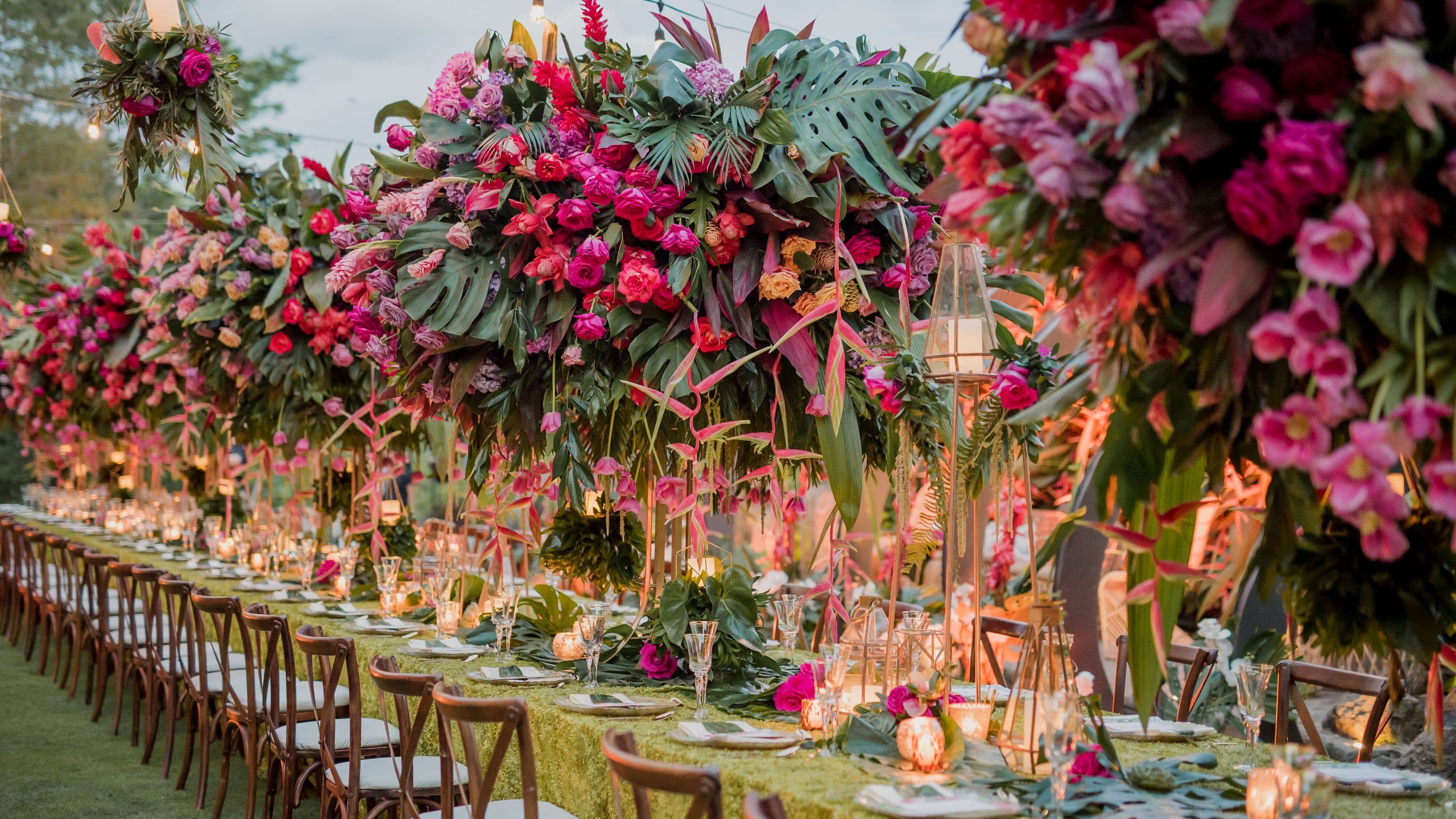 Andaz Costa Rica Resort at Peninsula Papagayo Floral Event Table Set Up