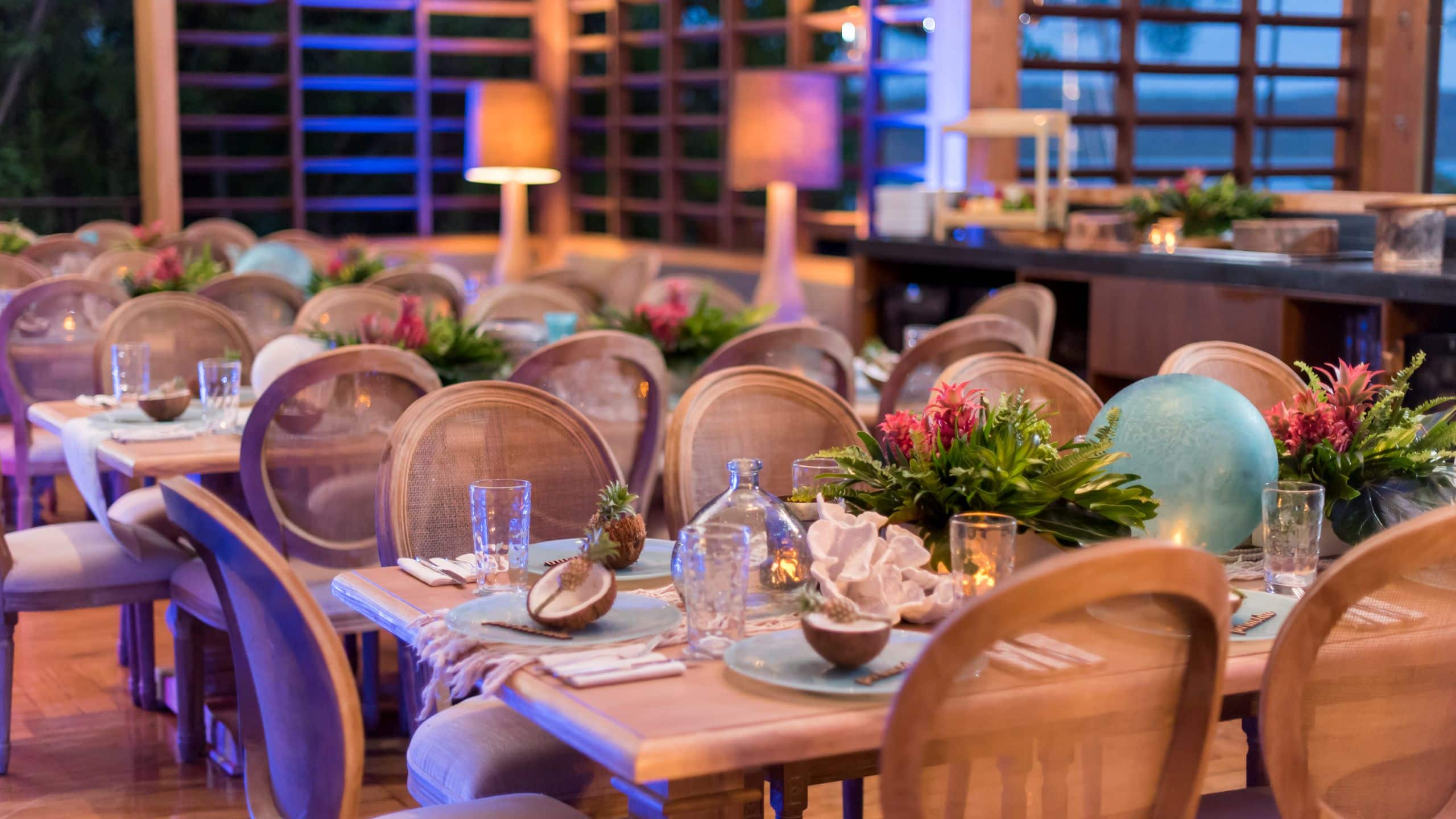Andaz Costa Rica Resort at Peninsula Papagayo Chao Pescao Event Setup Restaurant