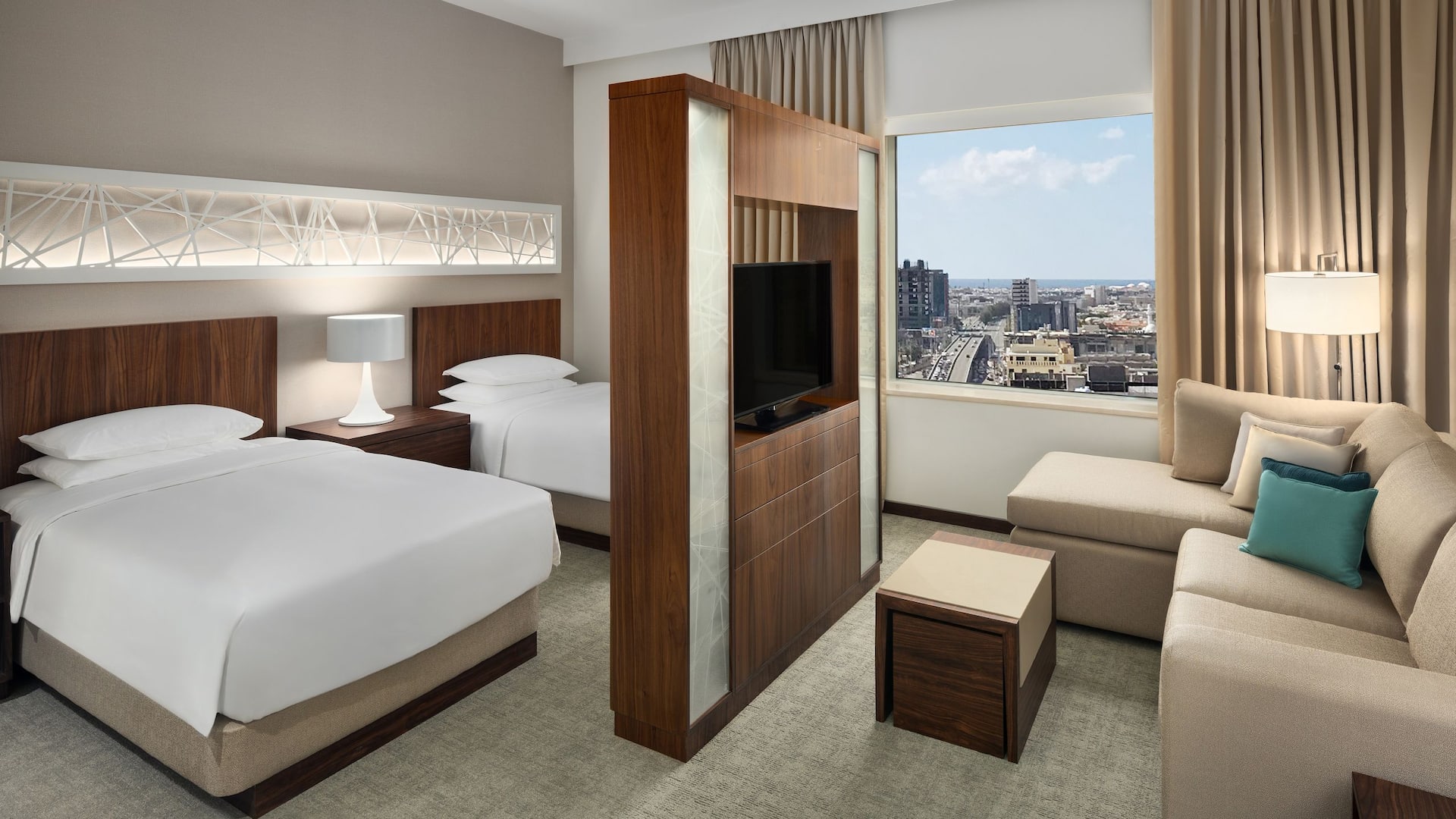 1 من 2 Hyatt House Jeddah Sari Street Studio Twin