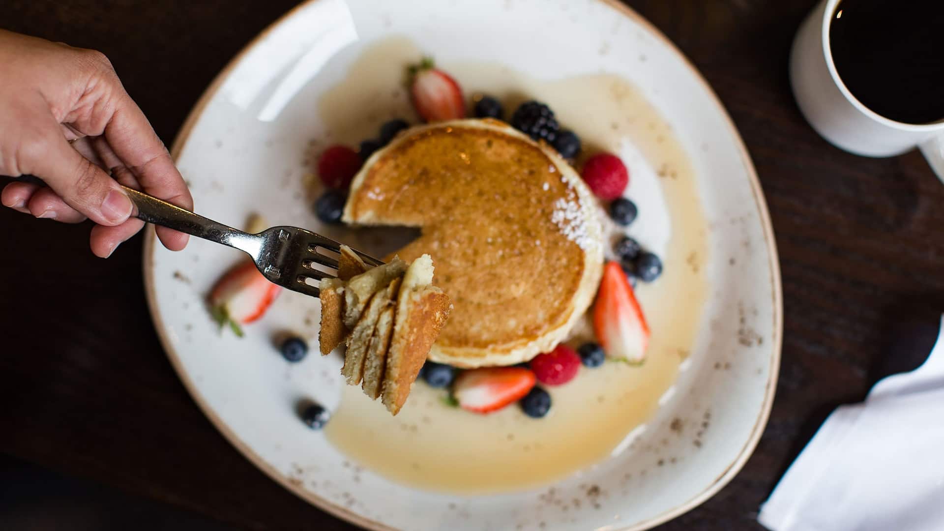 Hyatt Regency Bellevue on Seattle's Eastside Pancake Bite