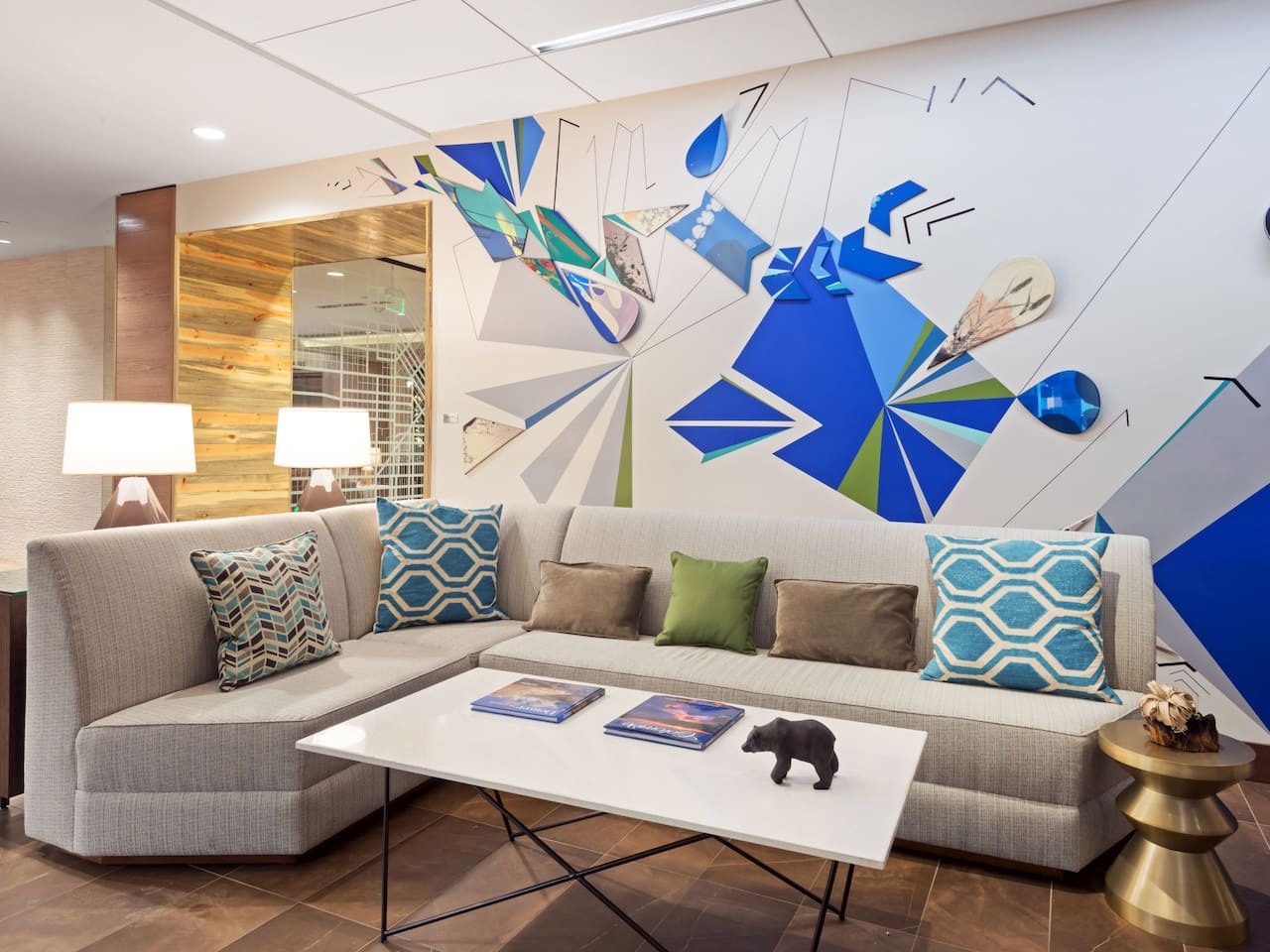 Lobby wall art