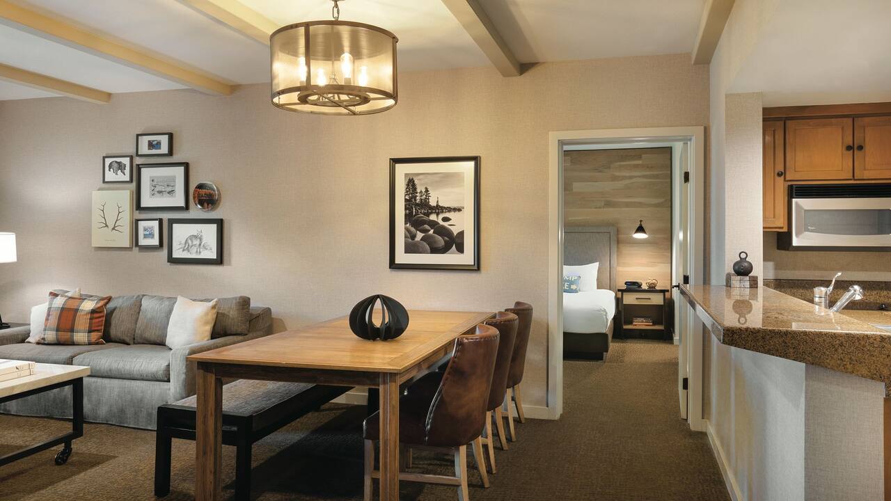 Hyatt Regency Lake Tahoe Resort Spa and Casino Cottage Lower Interior