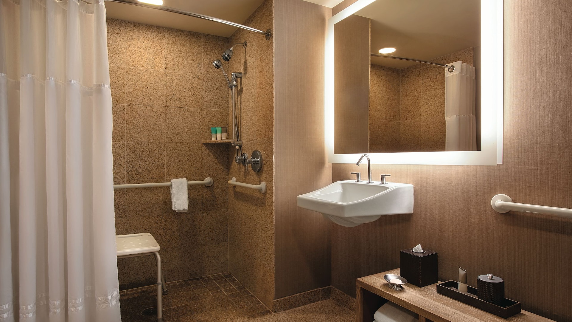 2 de 2 Hyatt Regency Lake Tahoe Resort, Spa and Casino 1 King ADA Shower