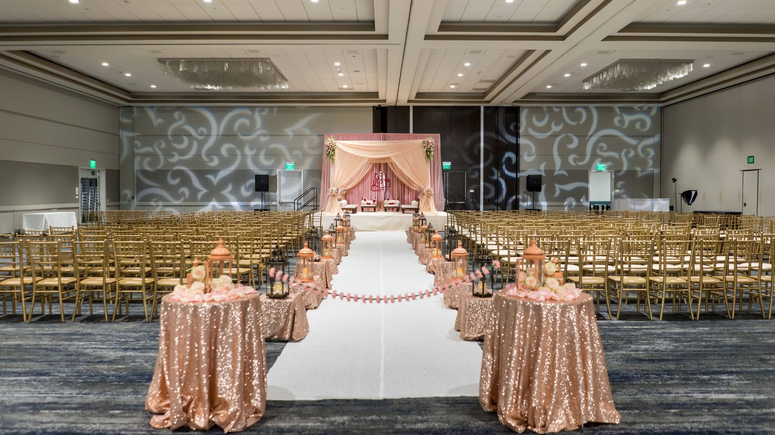 Hyatt Regency San Francisco Airport Wedding Ceremony Ballroom