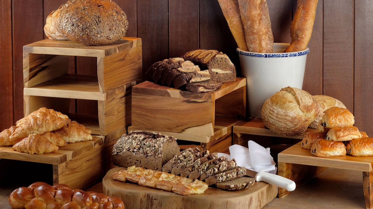 Bread Selection at Omang Omang Restaurant Hyatt Regency Bali