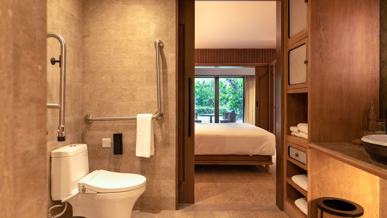 Accessible Bathroom at the Hyatt Regency Resort Bali