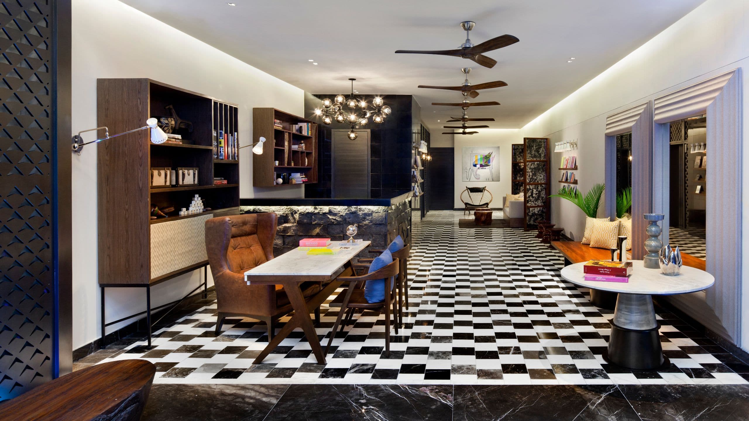 Thompson Playa del Carmen Main House Interior Lobby