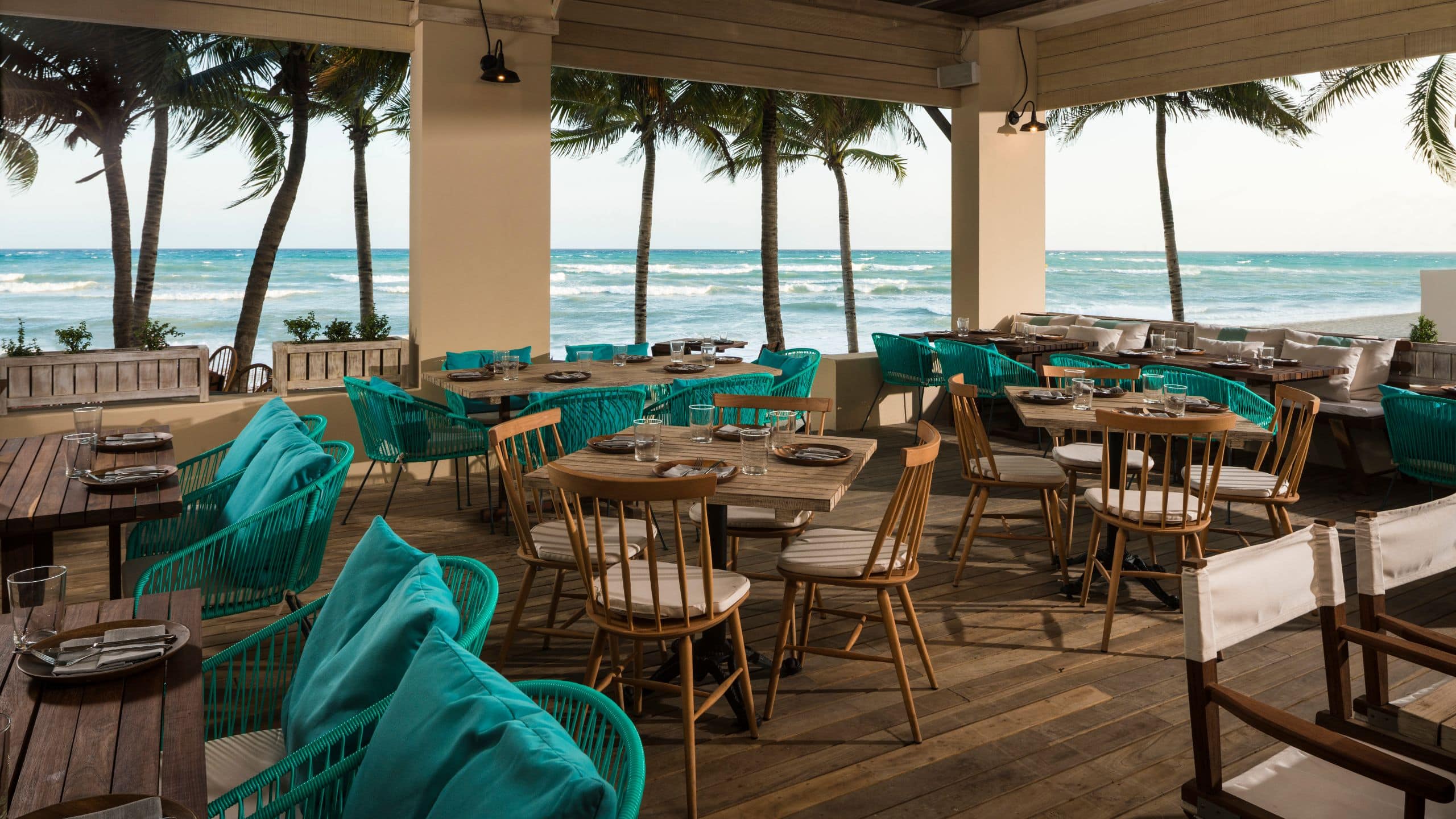 Thompson Playa del Carmen Beach House Restaurant CGrill Interior