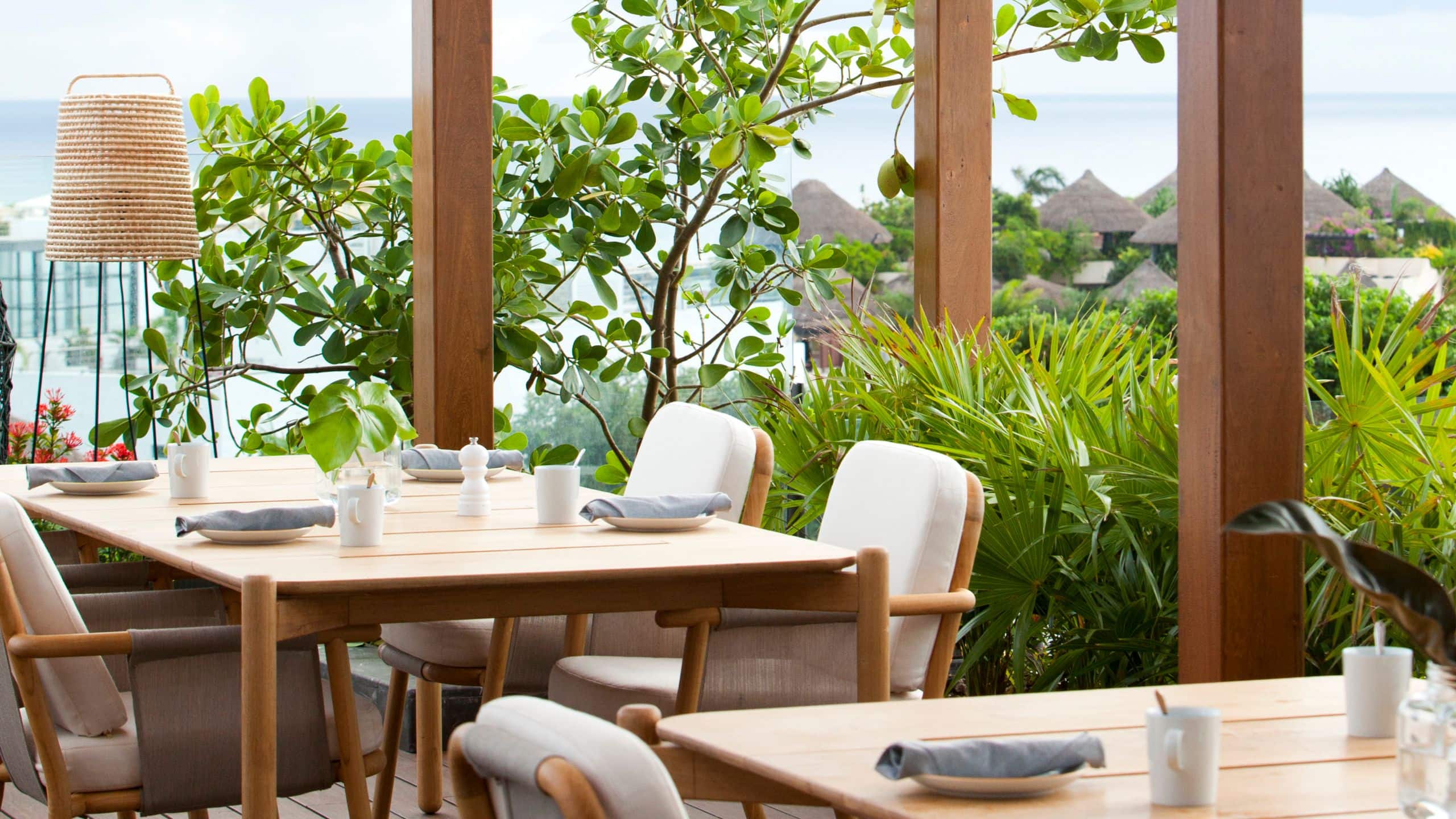Thompson Playa del Carmen Main House Umi Urban Kitchen Deck