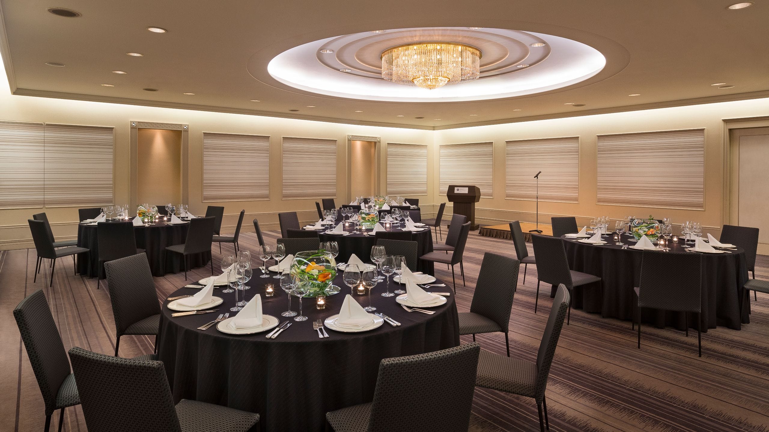 Hyatt Regency Tokyo Banquet Room Asuka Dinner Setup