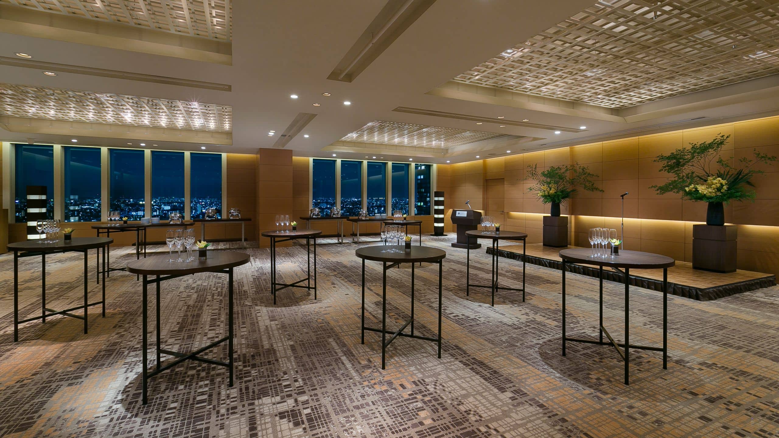 Hyatt Regency Tokyo Banquet Room Excellence Buffet Setup