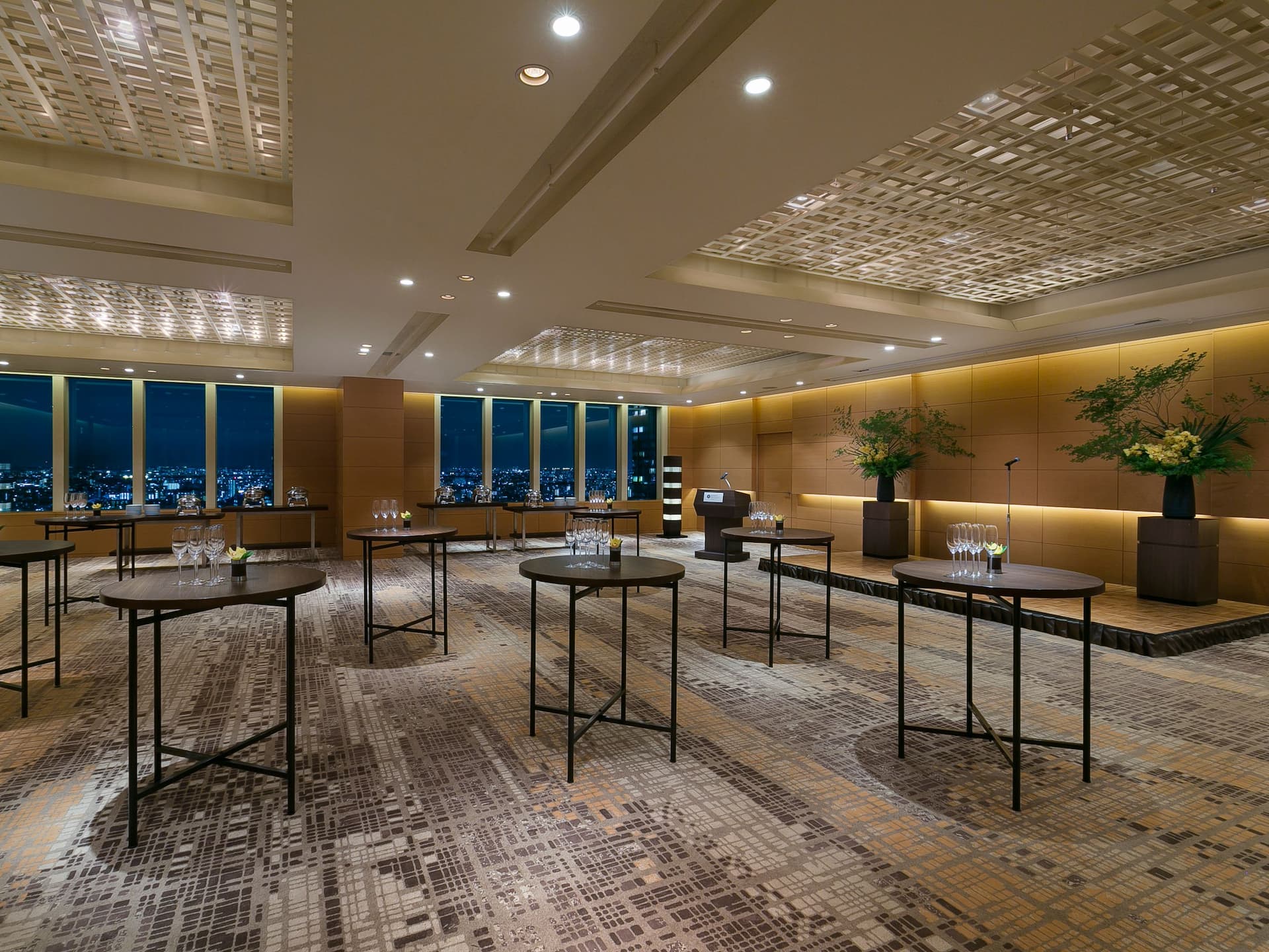 Hyatt Regency Tokyo Banquet Room Excellence Buffet Setup
