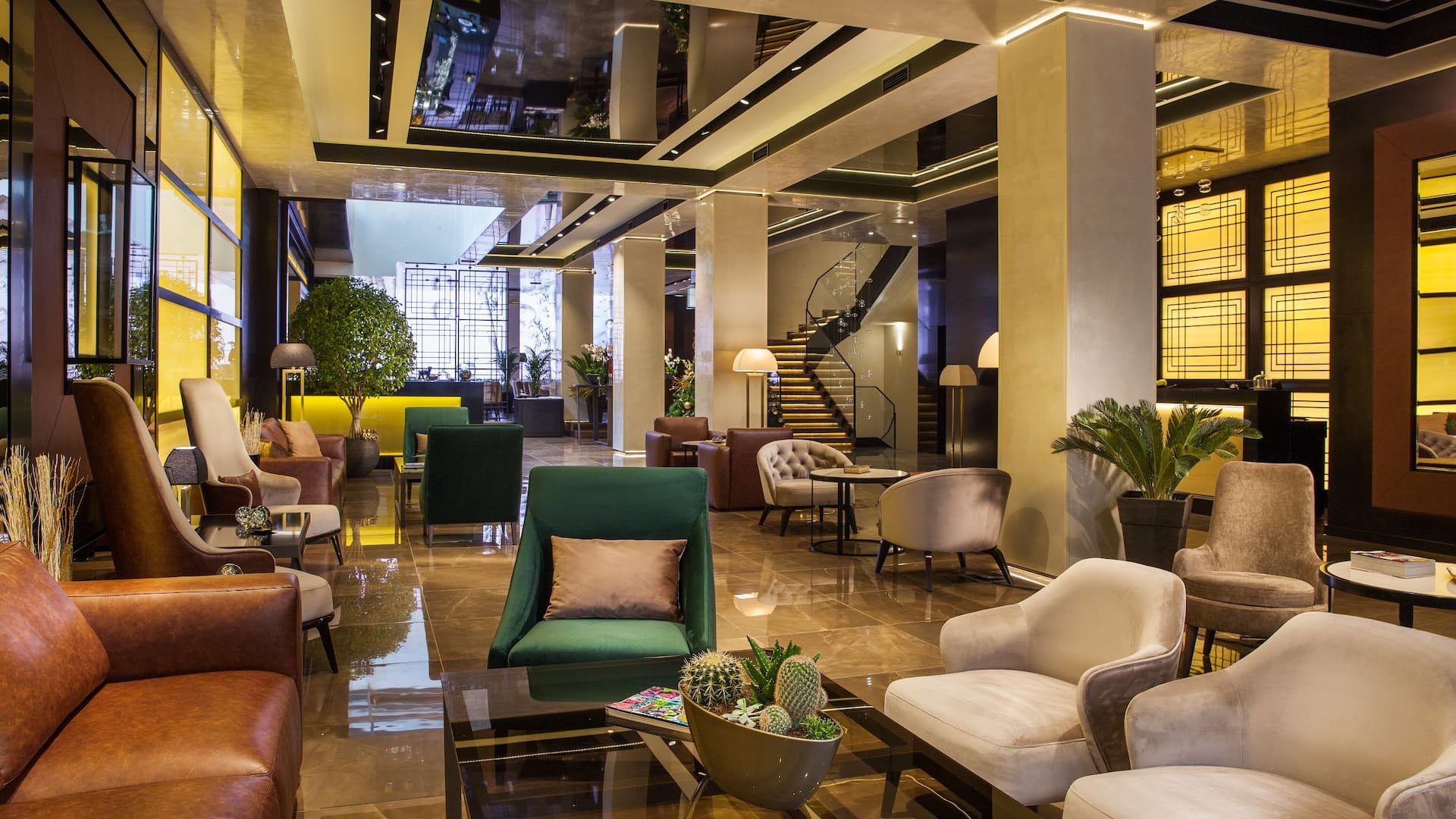 Saint Ten Hotel lobby