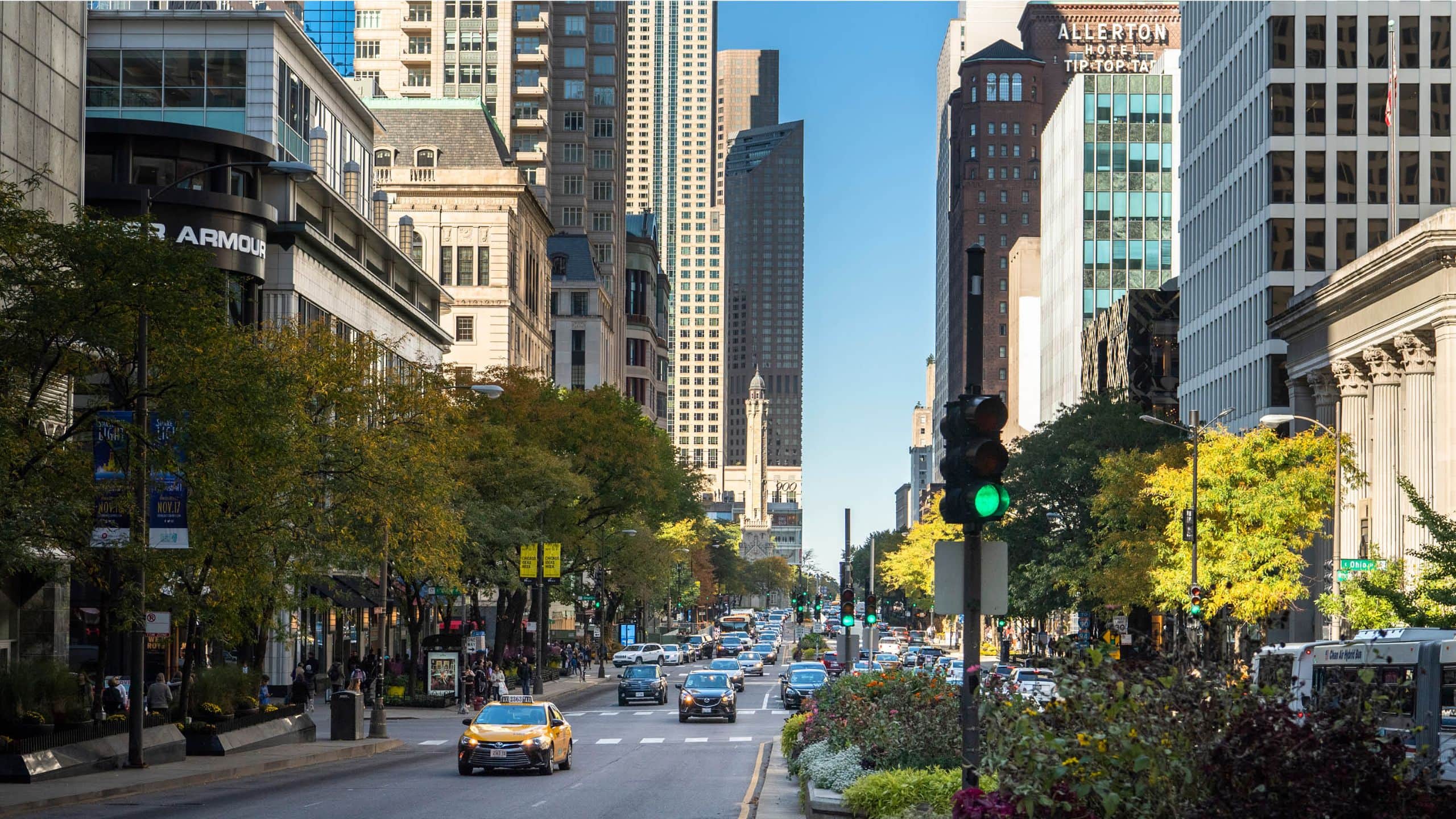 Hyatt Centric Chicago Magnificent Mile Michigan Avenue Huron North View