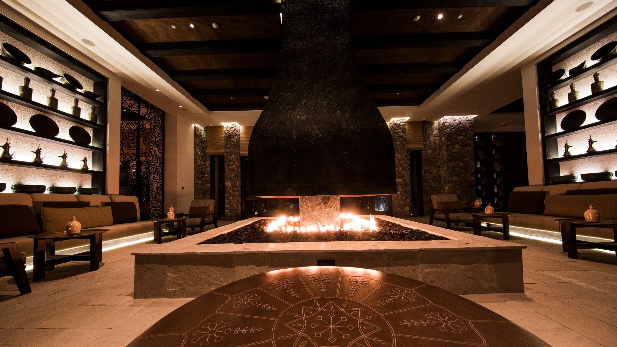 Alila Lobby Fire Pit