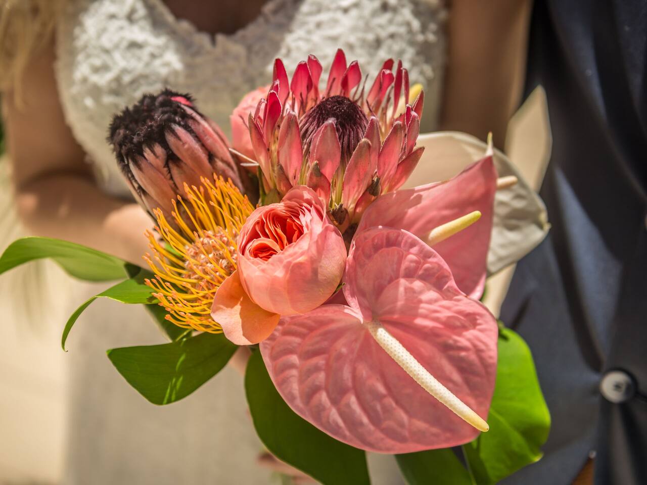 Wedding Bouquet at Hyatt Regency Waikiki Beach Resort And Spa
