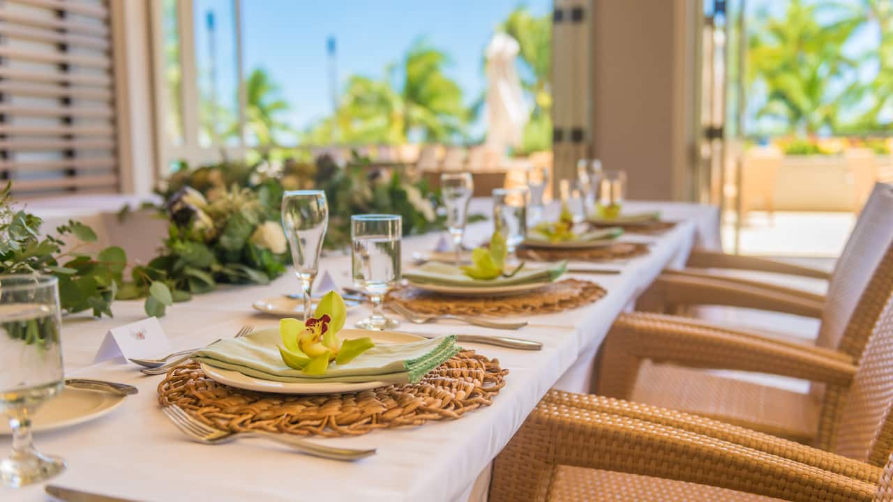 Wedding Table Setup