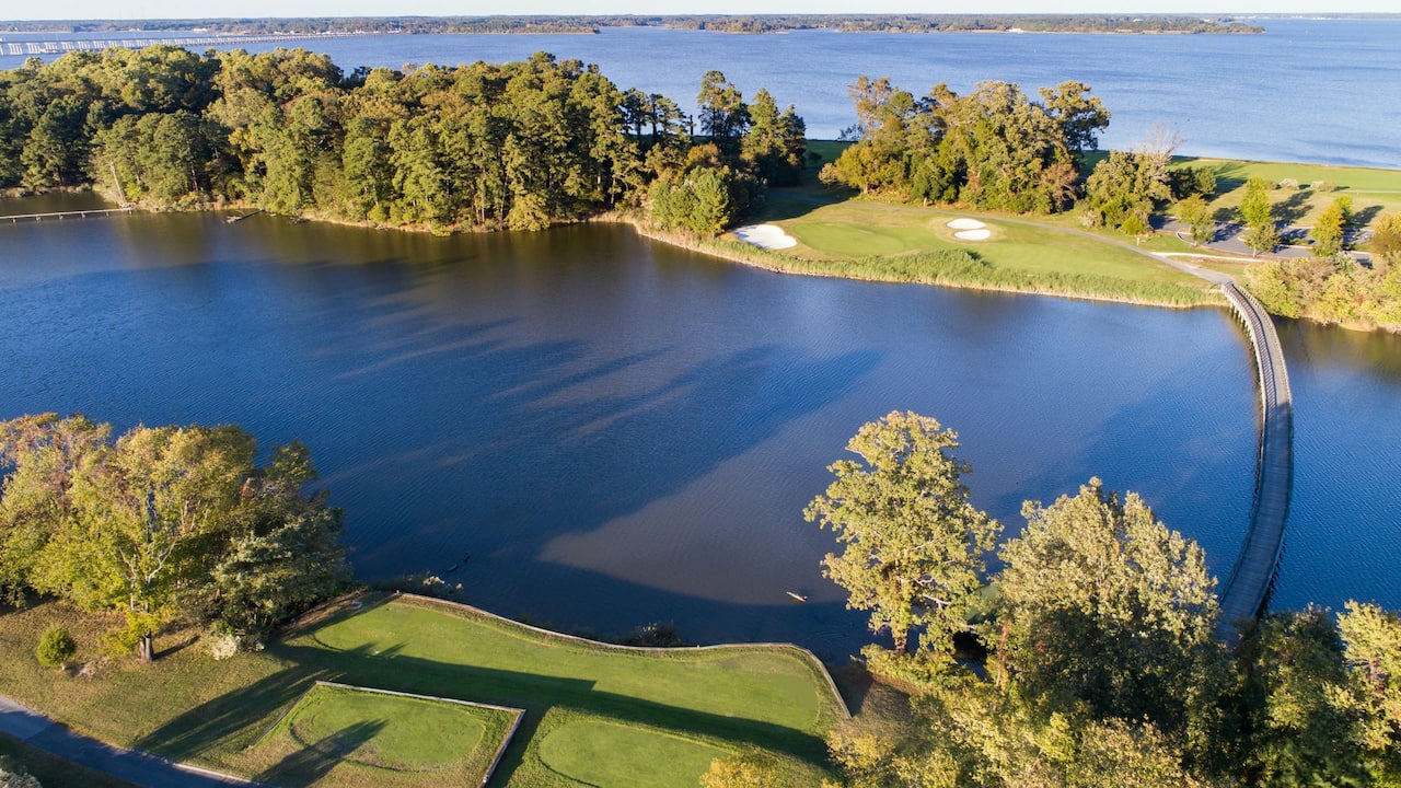River Marsh Golf Course aerial view 