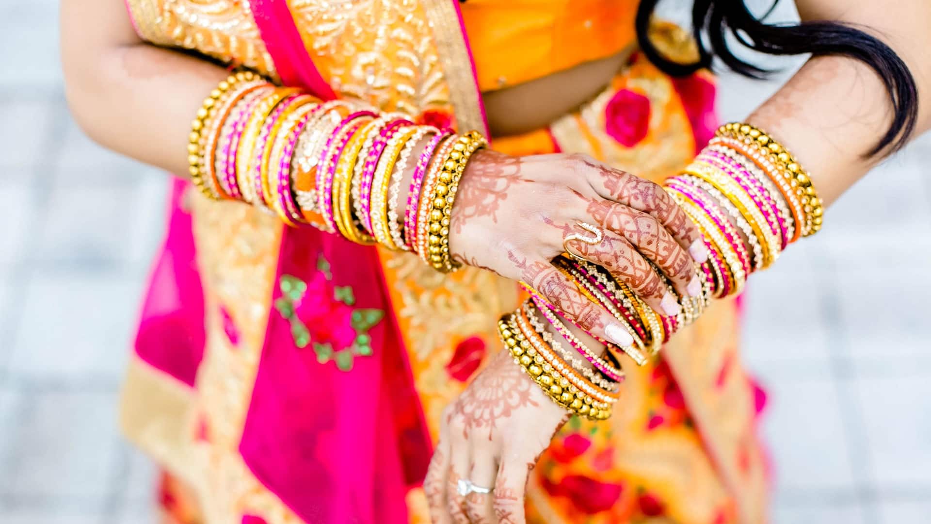 Hyatt Regency Coconut Point Resort and Spa Indian Wedding Bride