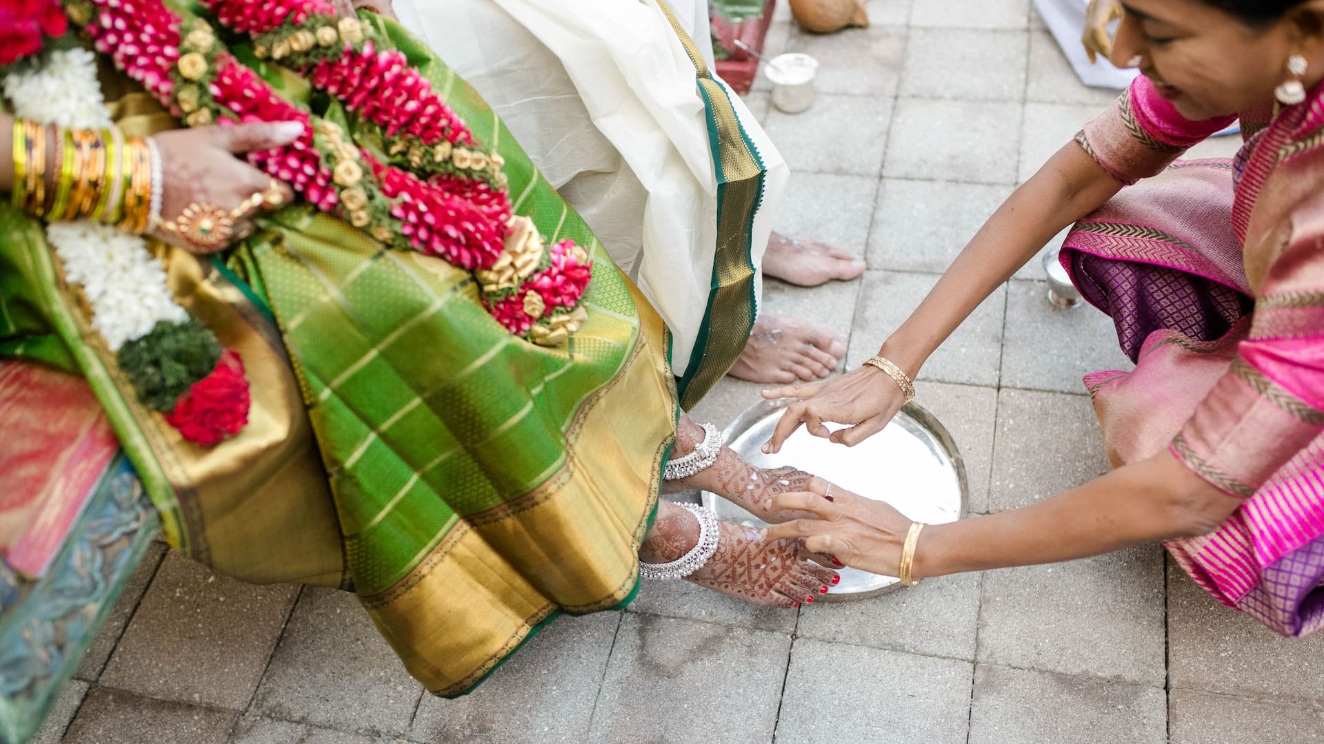 Hyatt Regency Coconut Point Resort and Spa Indian Wedding Washing